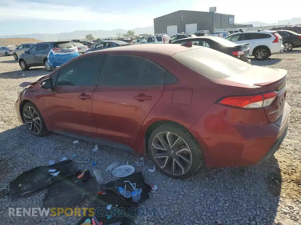 2 Photograph of a damaged car 5YFM4MCE6NP131158 TOYOTA COROLLA 2022