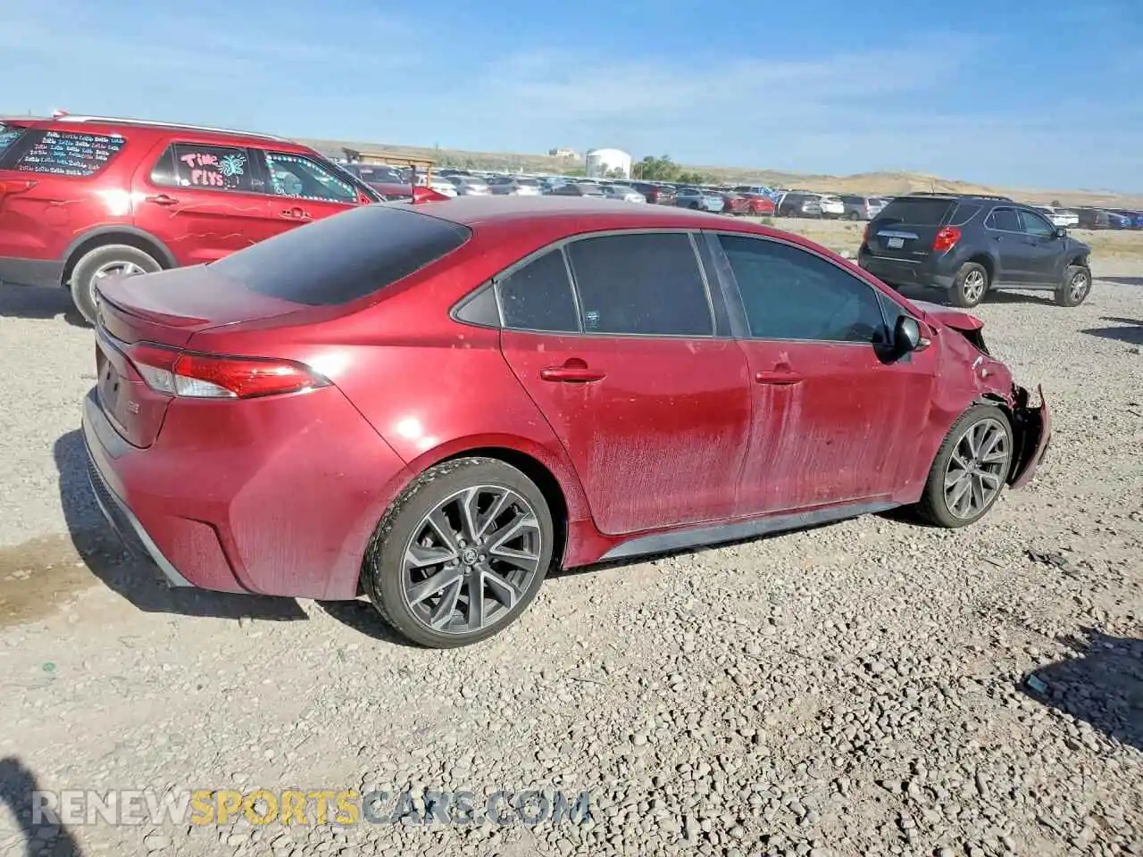 3 Photograph of a damaged car 5YFM4MCE6NP131158 TOYOTA COROLLA 2022