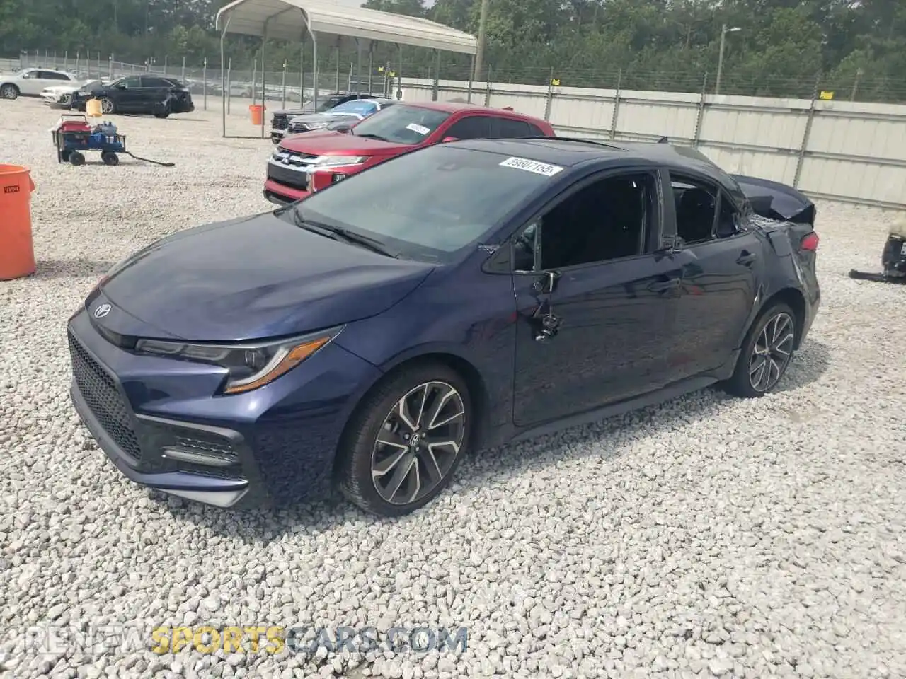 1 Photograph of a damaged car 5YFM4MCE8NP133865 TOYOTA COROLLA 2022