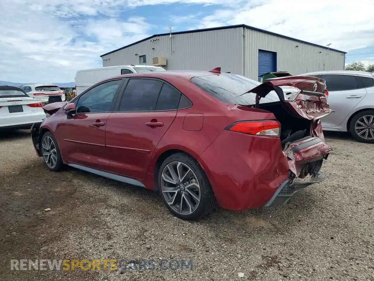 2 Photograph of a damaged car 5YFM4MCEXNP129686 TOYOTA COROLLA 2022