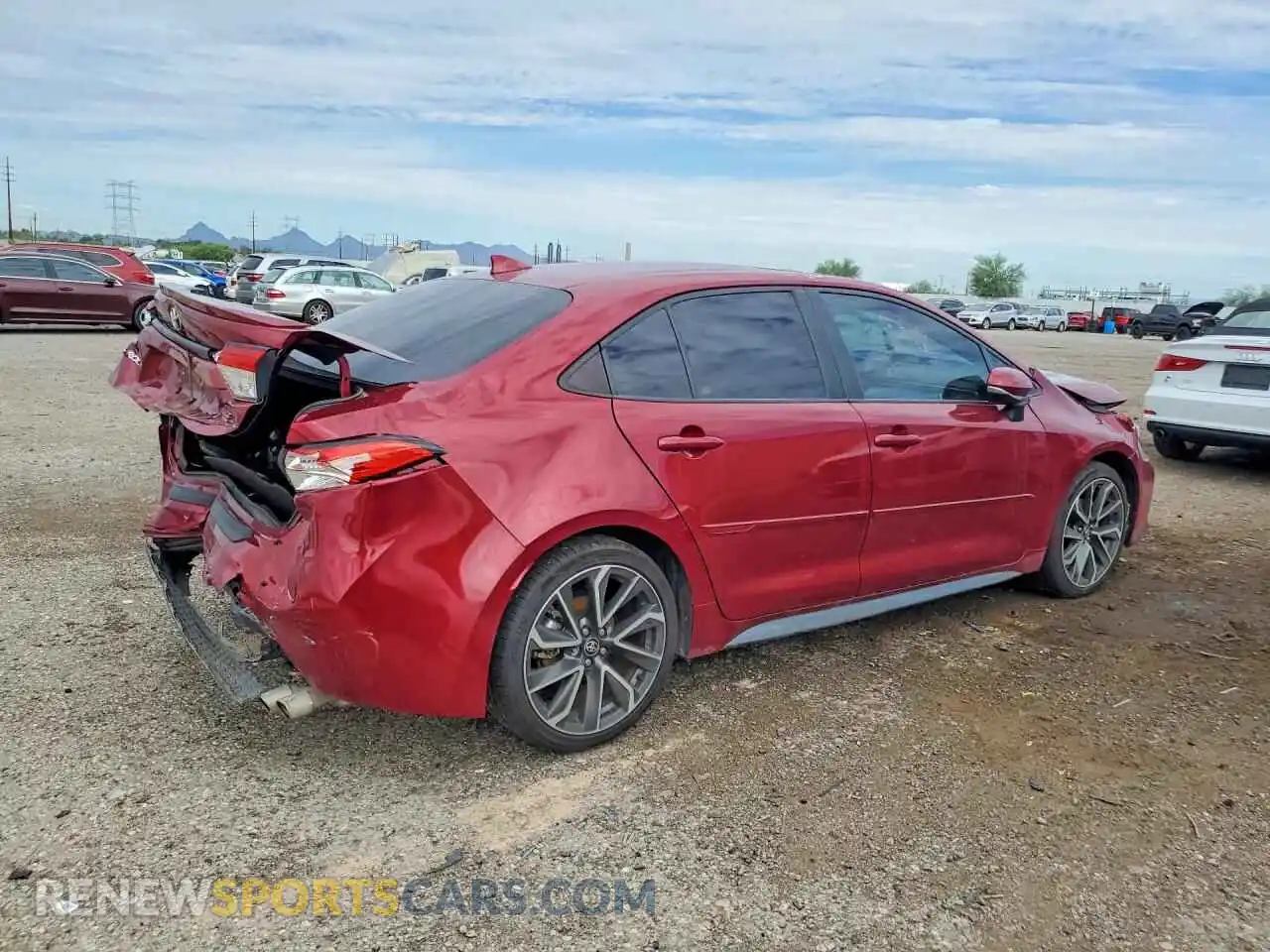 3 Photograph of a damaged car 5YFM4MCEXNP129686 TOYOTA COROLLA 2022