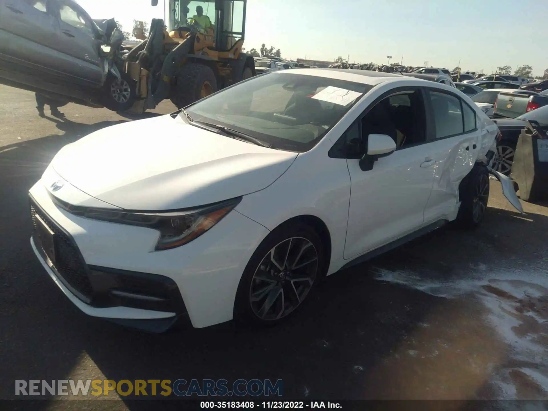 2 Photograph of a damaged car 5YFP4MCE2NP106092 TOYOTA COROLLA 2022