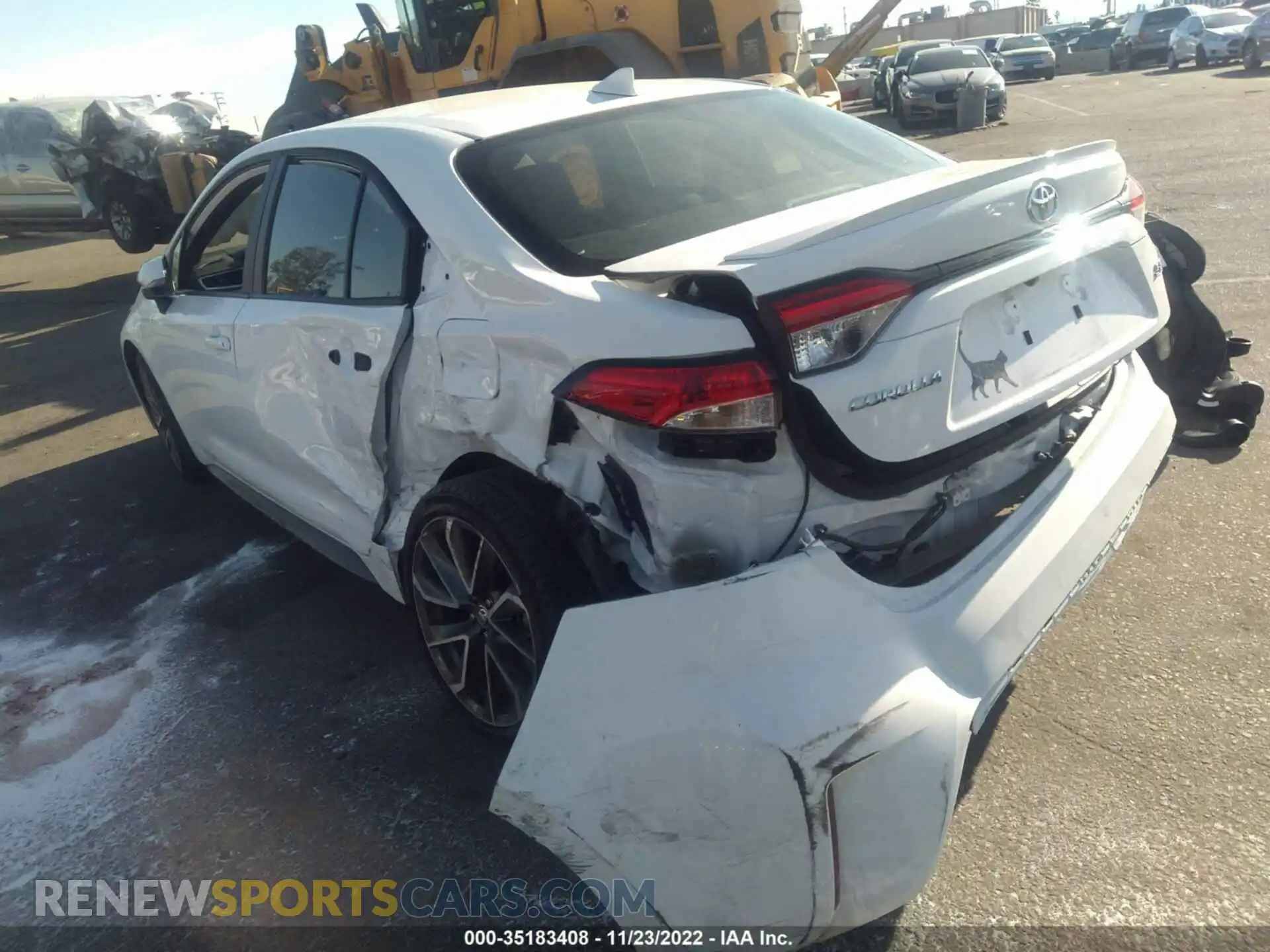 3 Photograph of a damaged car 5YFP4MCE2NP106092 TOYOTA COROLLA 2022