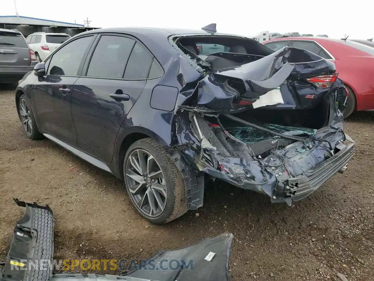 3 Фотография поврежденного автомобиля 5YFP4MCE4NP105137 TOYOTA COROLLA 2022