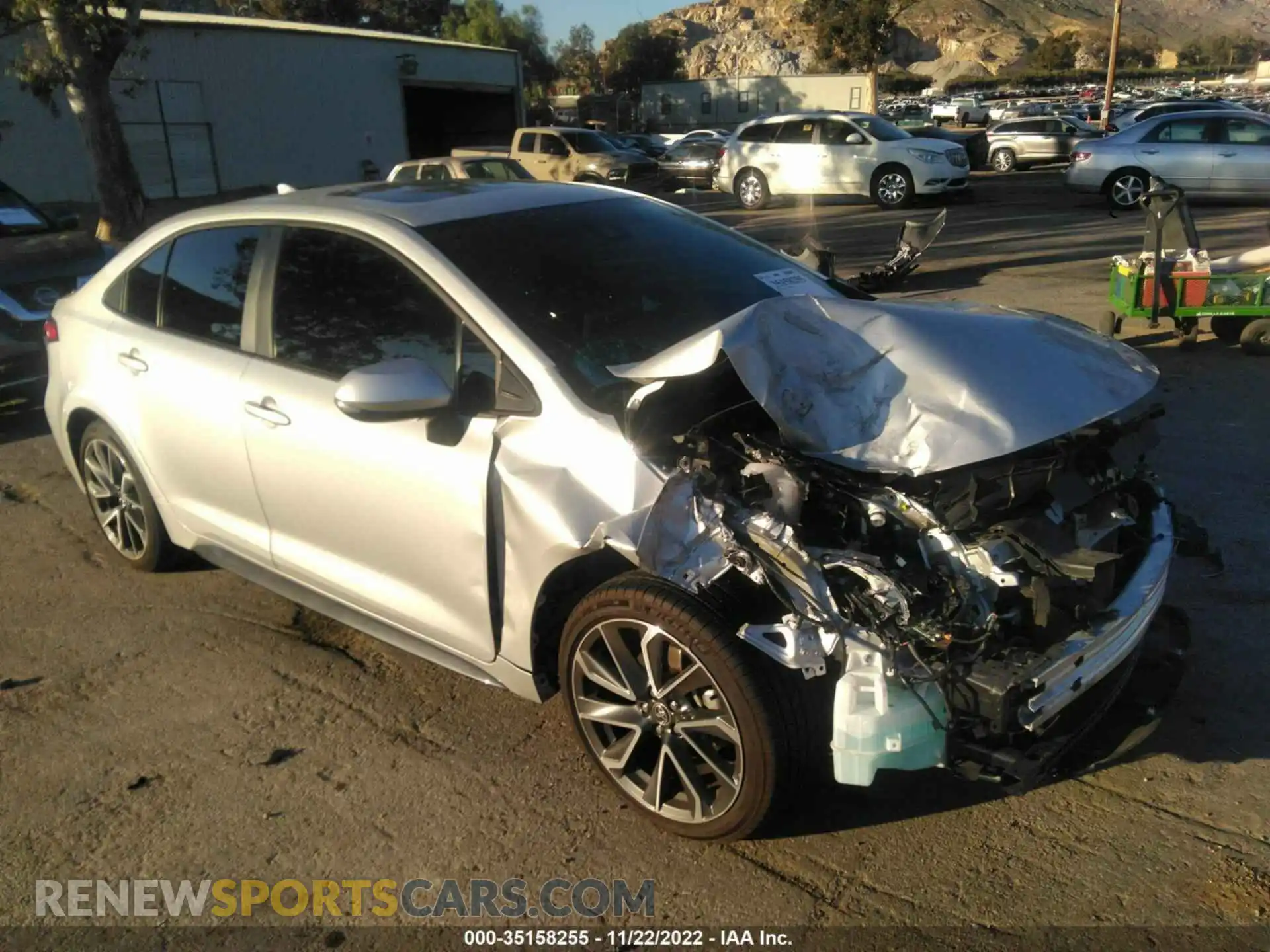 1 Photograph of a damaged car 5YFP4MCE8NP102712 TOYOTA COROLLA 2022