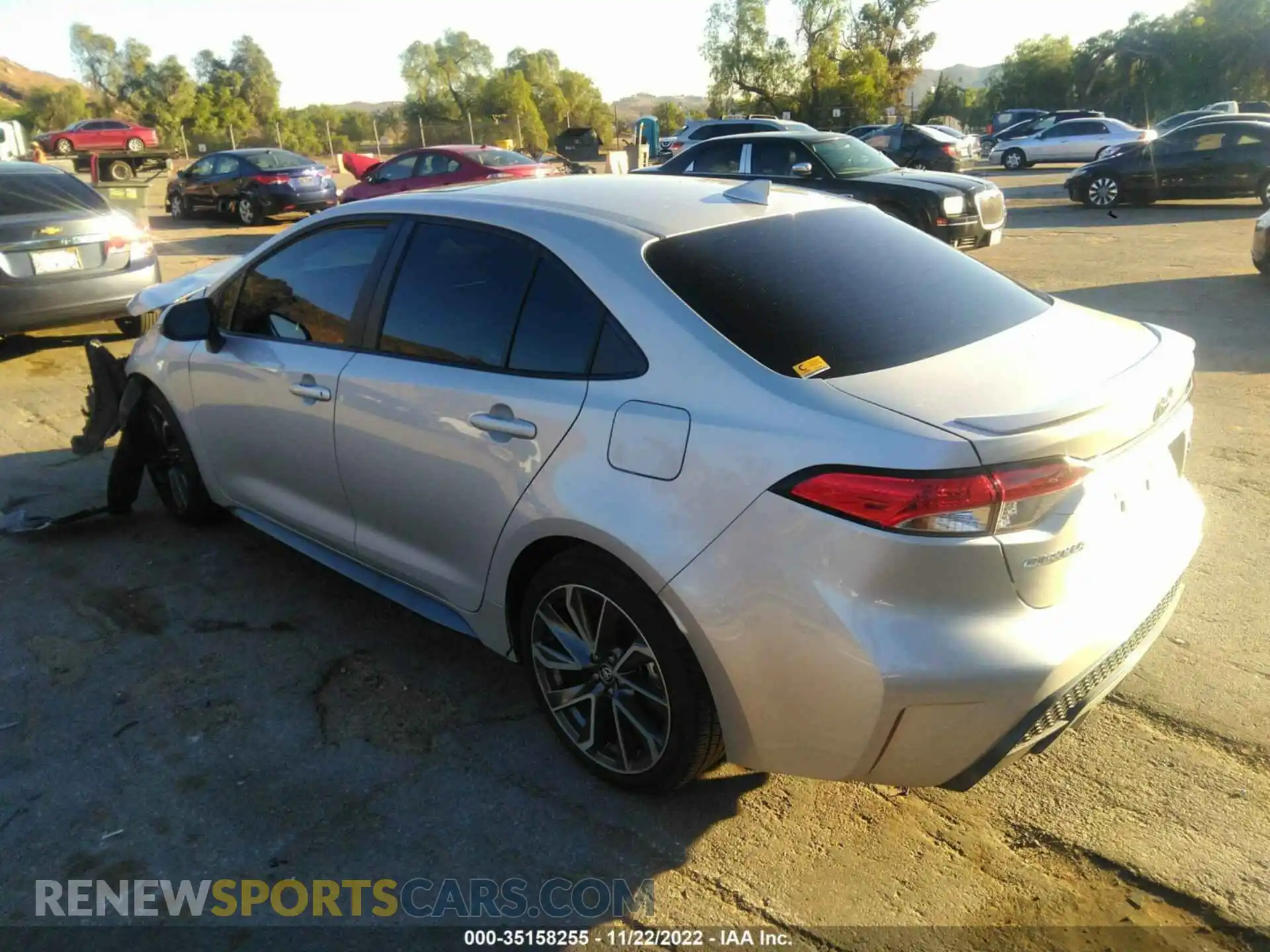 3 Photograph of a damaged car 5YFP4MCE8NP102712 TOYOTA COROLLA 2022
