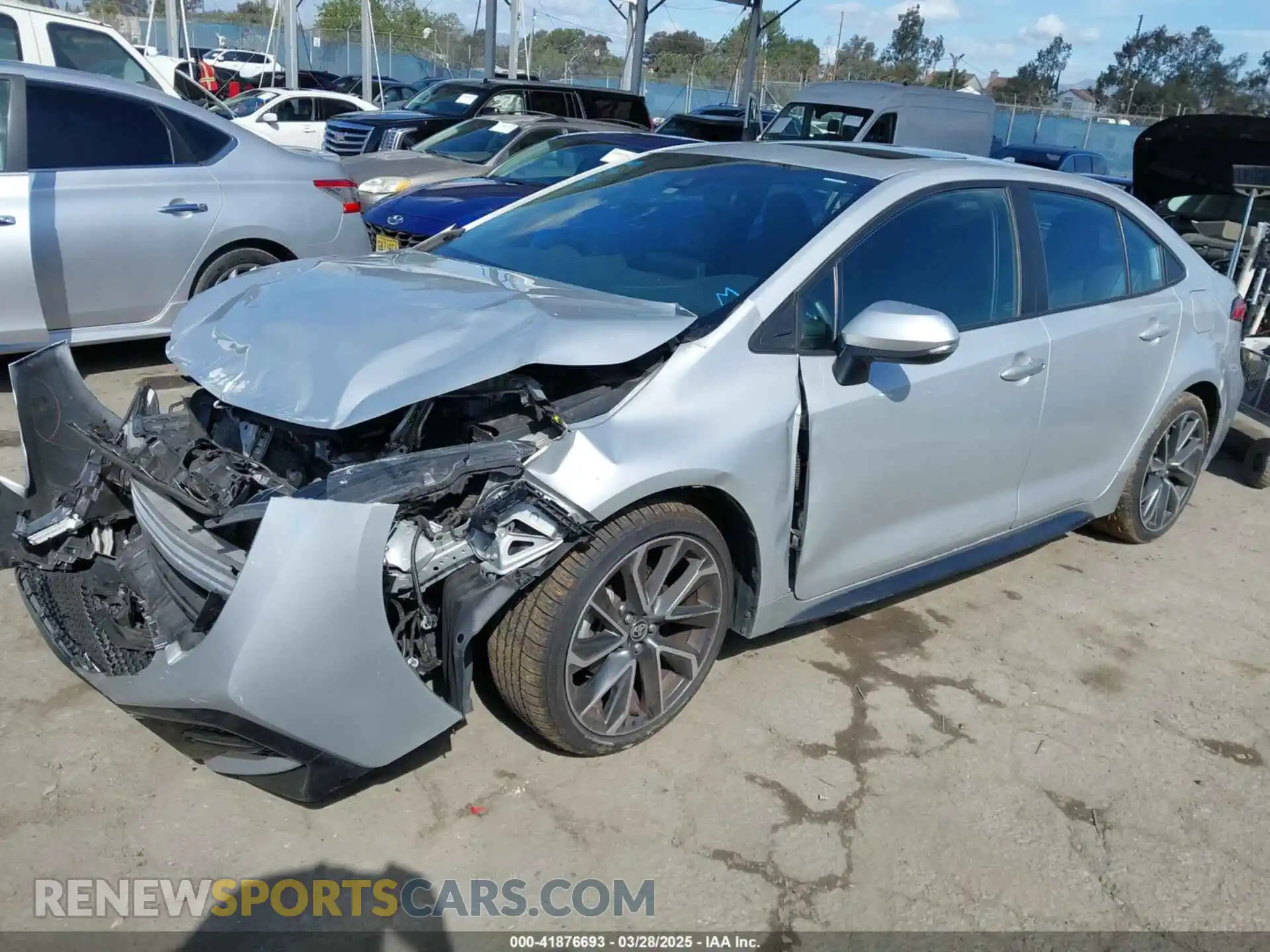 2 Photograph of a damaged car 5YFP4MCE9NP101908 TOYOTA COROLLA 2022