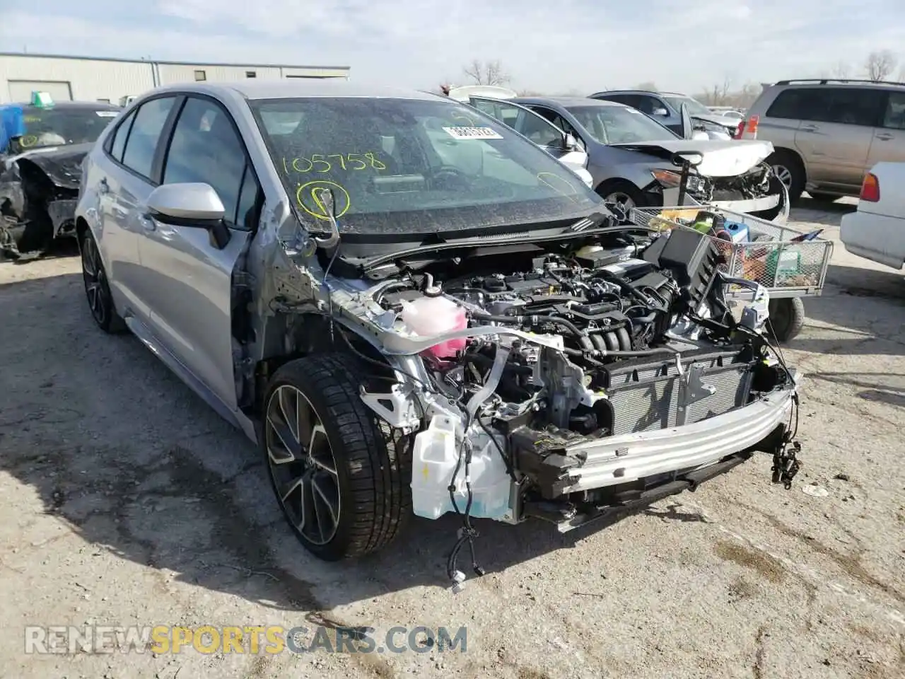 1 fotografías del automóvil dañado 5YFS4MCE0NP105758 TOYOTA COROLLA 2022