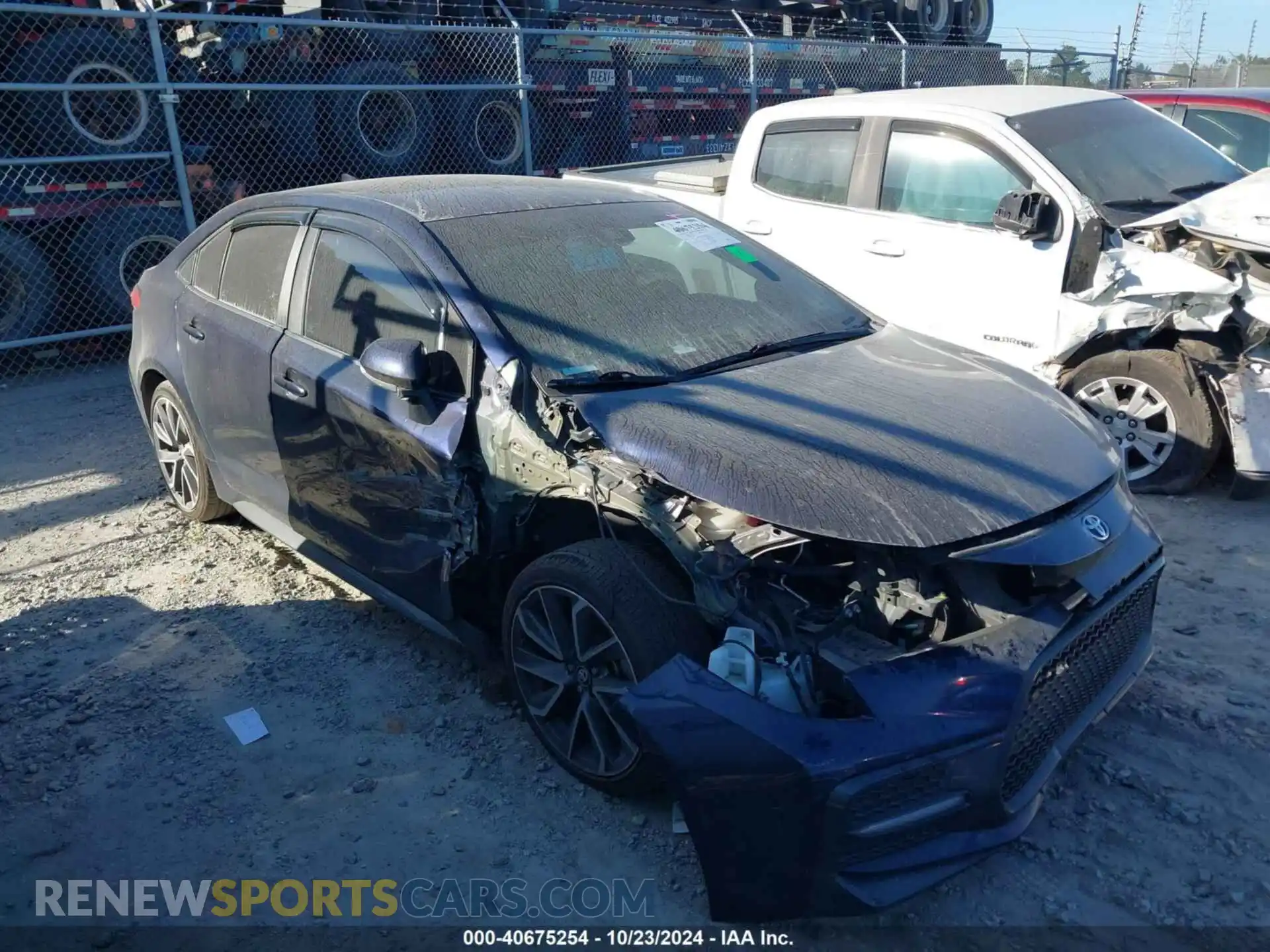 1 Photograph of a damaged car 5YFS4MCE0NP114489 TOYOTA COROLLA 2022