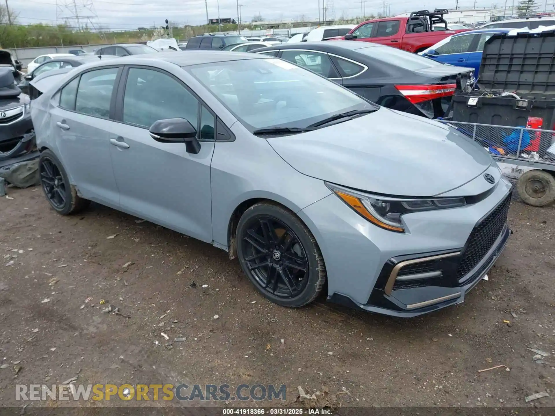1 Photograph of a damaged car 5YFS4MCE0NP125430 TOYOTA COROLLA 2022
