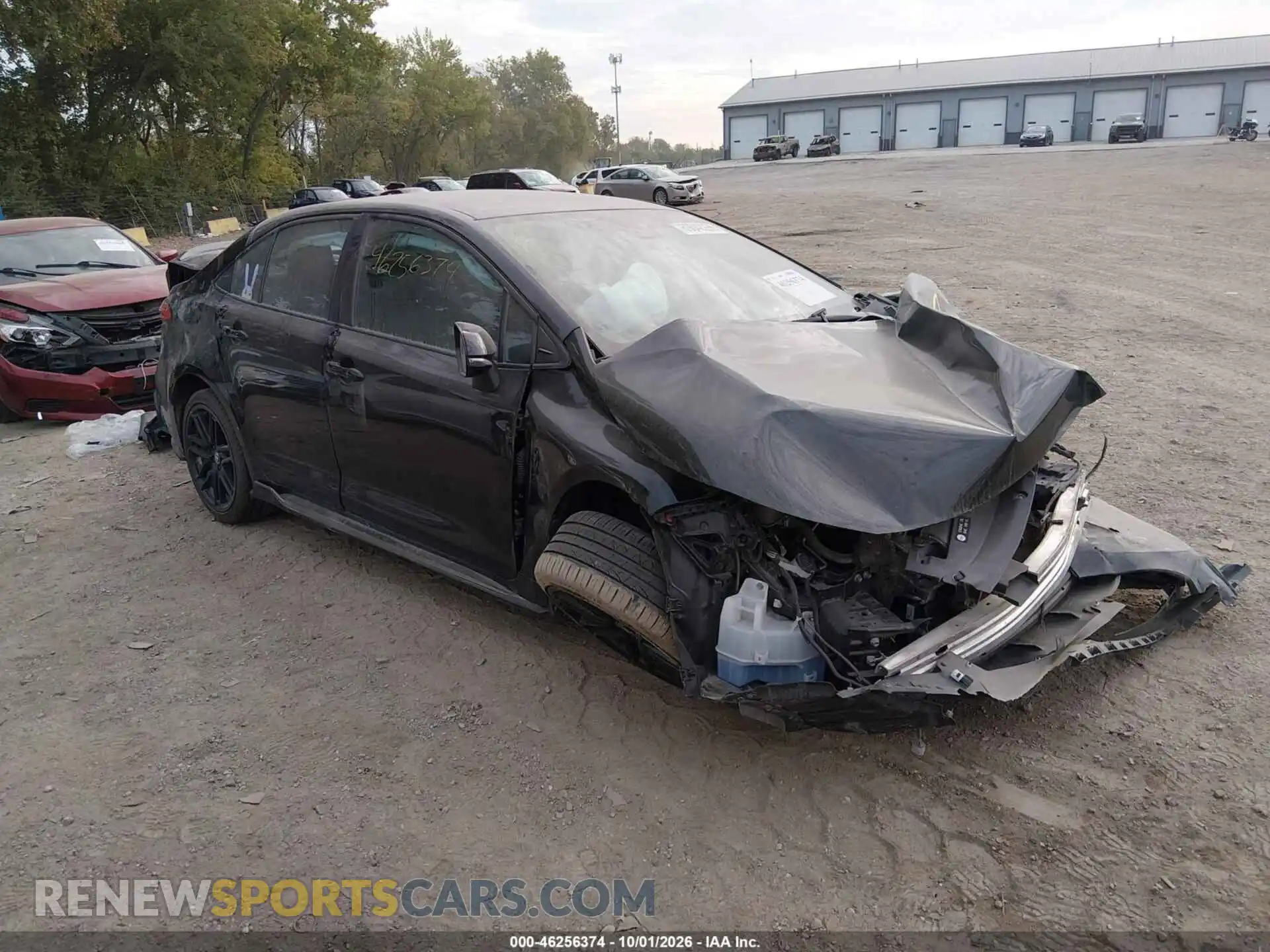 1 Photograph of a damaged car 5YFS4MCE0NP133933 TOYOTA COROLLA 2022