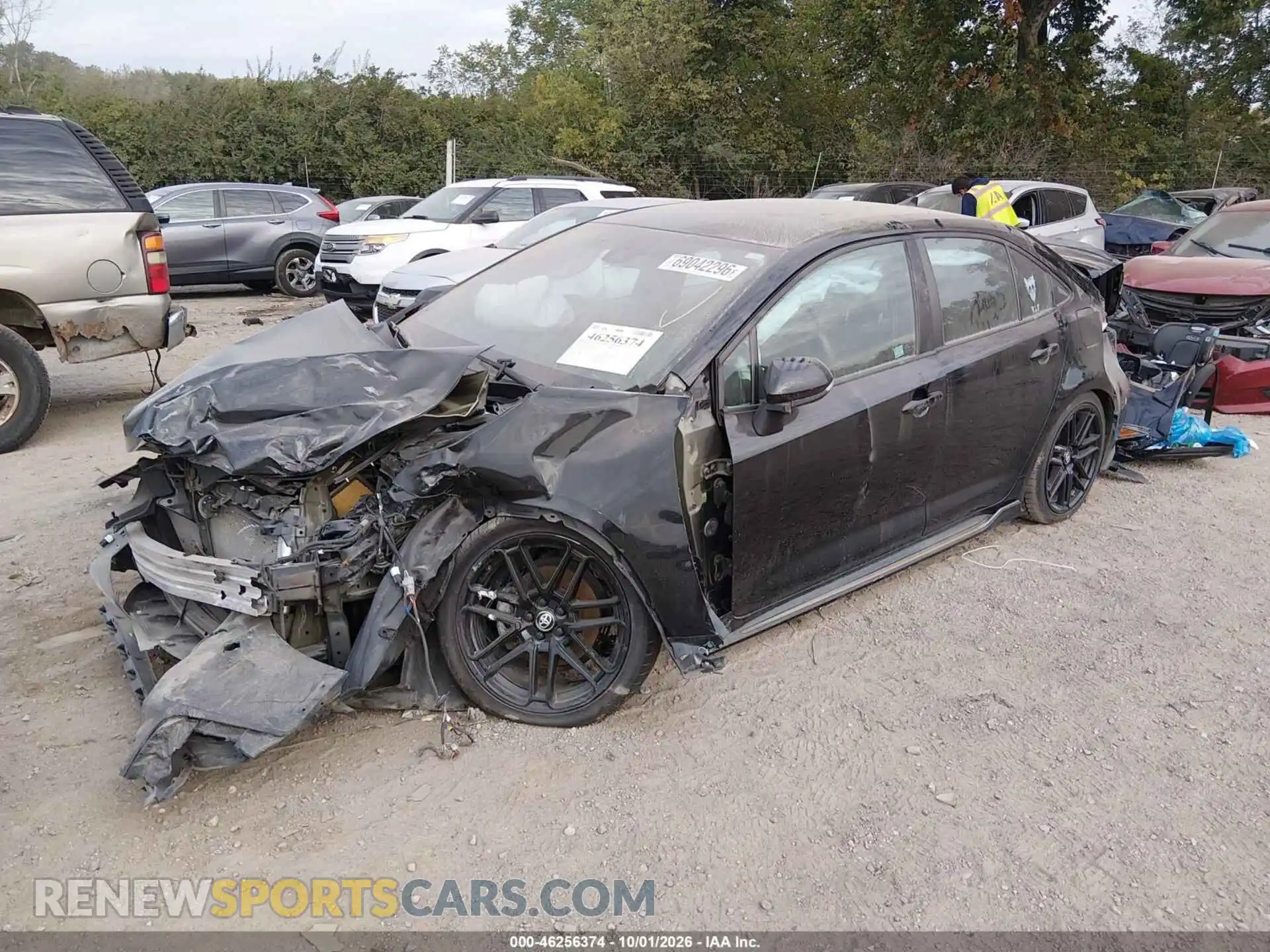 2 Photograph of a damaged car 5YFS4MCE0NP133933 TOYOTA COROLLA 2022
