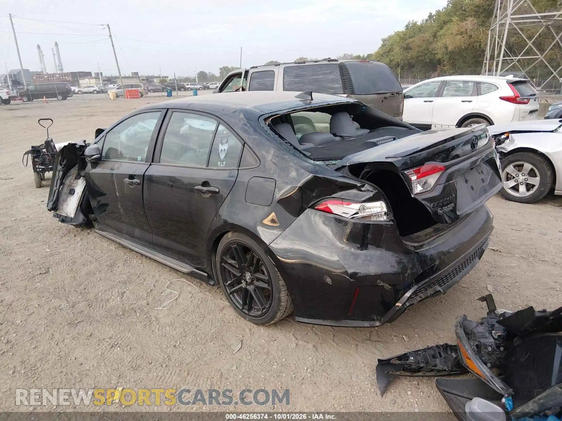 3 Photograph of a damaged car 5YFS4MCE0NP133933 TOYOTA COROLLA 2022