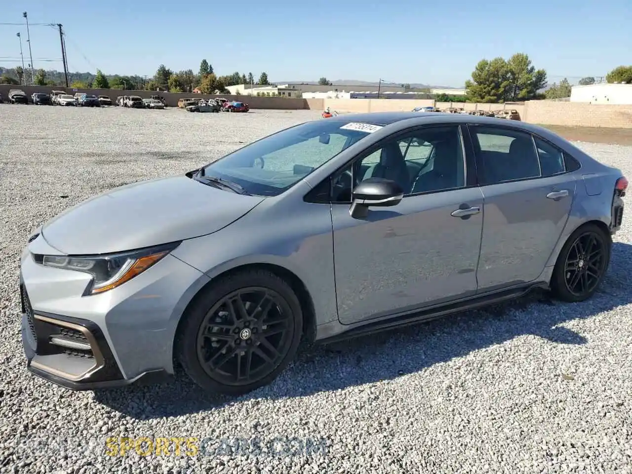 1 Photograph of a damaged car 5YFS4MCE0NP134810 TOYOTA COROLLA 2022