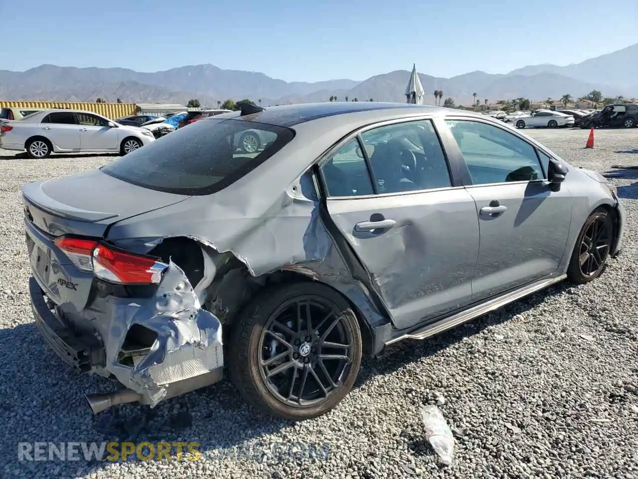 3 Photograph of a damaged car 5YFS4MCE0NP134810 TOYOTA COROLLA 2022