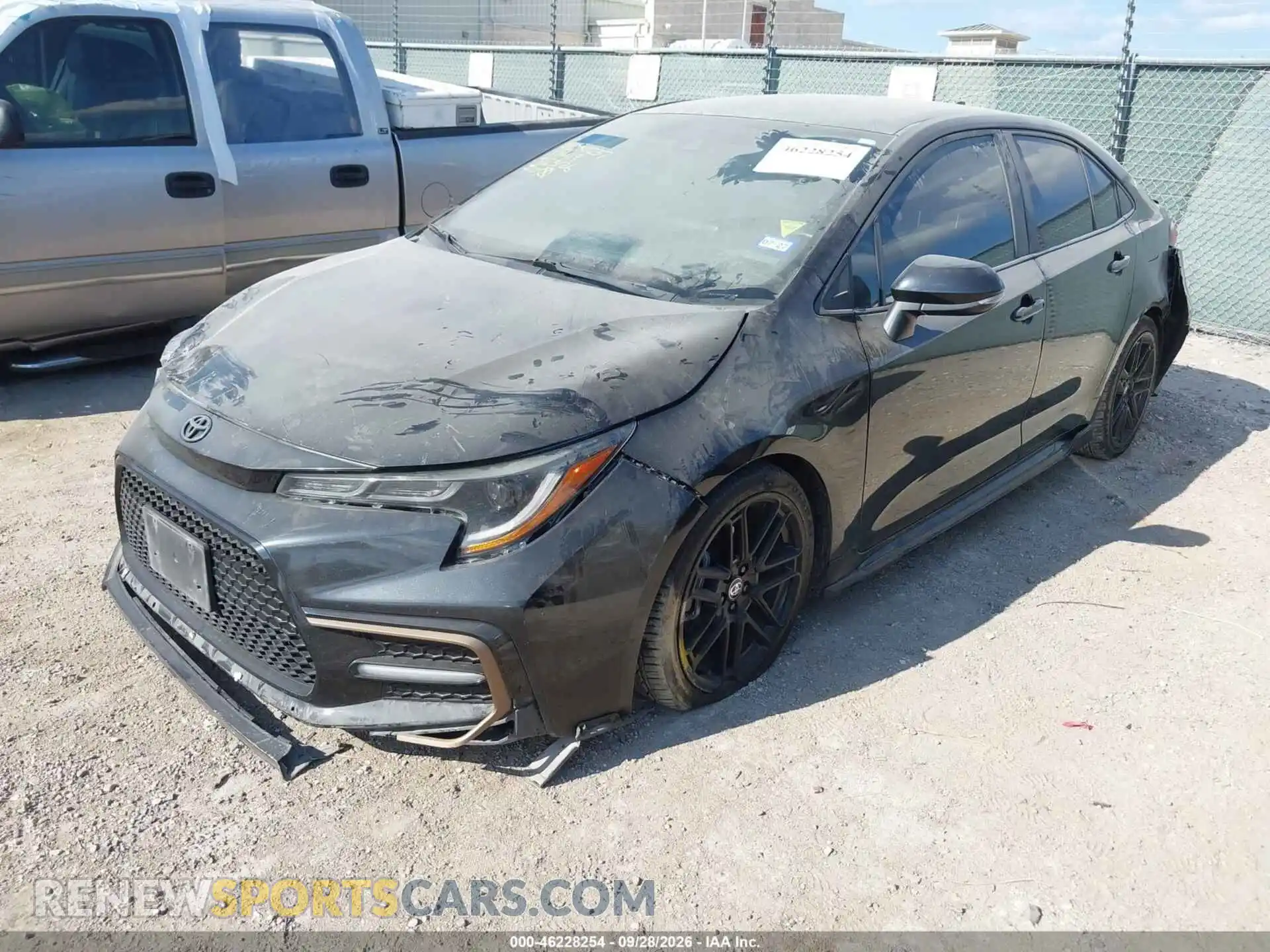 2 fotografías del automóvil dañado 5YFS4MCE0NP136119 TOYOTA COROLLA 2022