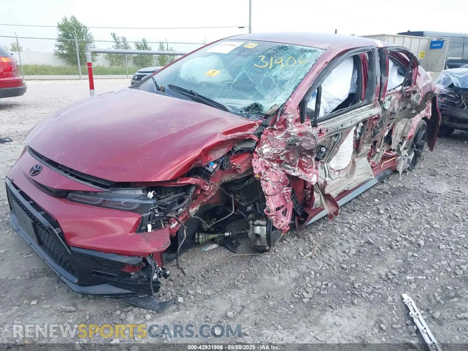 2 Photograph of a damaged car 5YFS4MCE0NP138422 TOYOTA COROLLA 2022