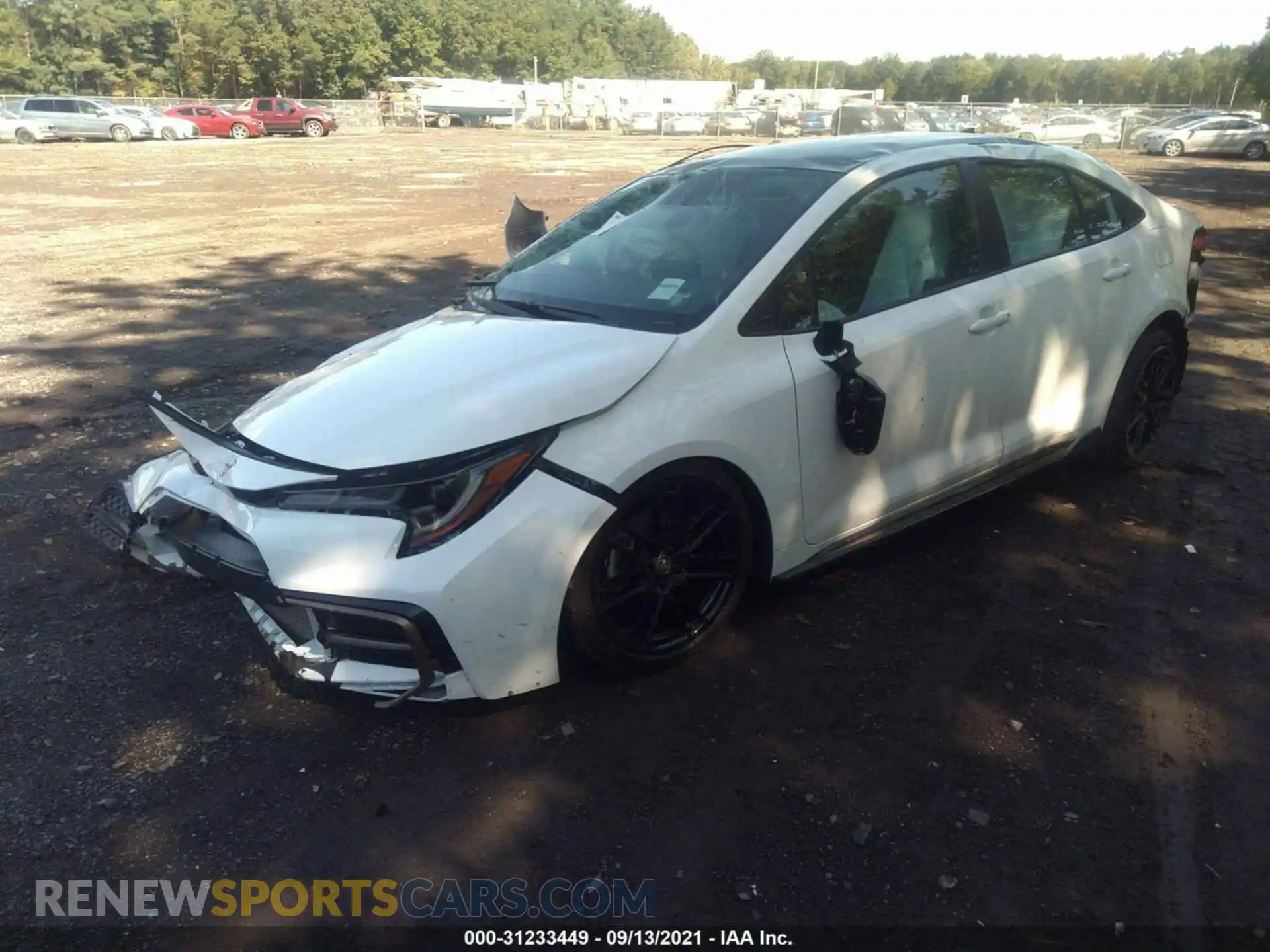 2 Photograph of a damaged car 5YFS4MCE1NP100598 TOYOTA COROLLA 2022