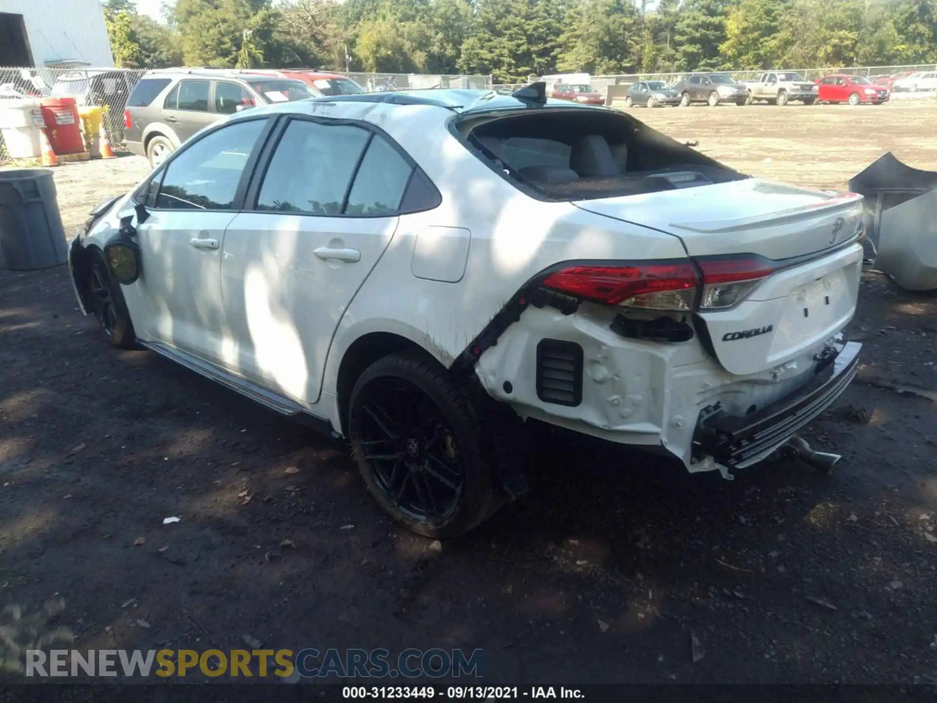 3 Photograph of a damaged car 5YFS4MCE1NP100598 TOYOTA COROLLA 2022