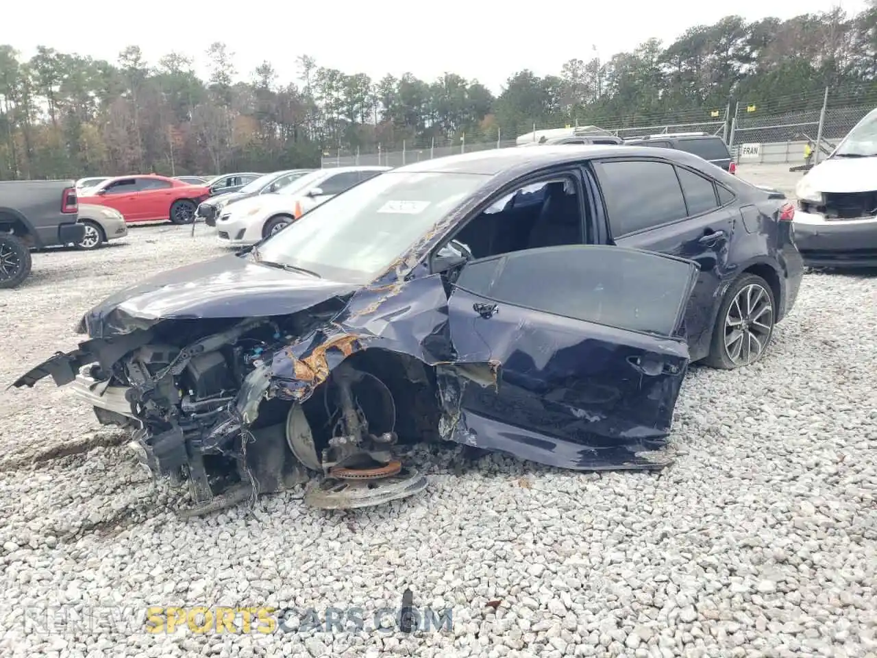 1 fotografías del automóvil dañado 5YFS4MCE1NP106031 TOYOTA COROLLA 2022