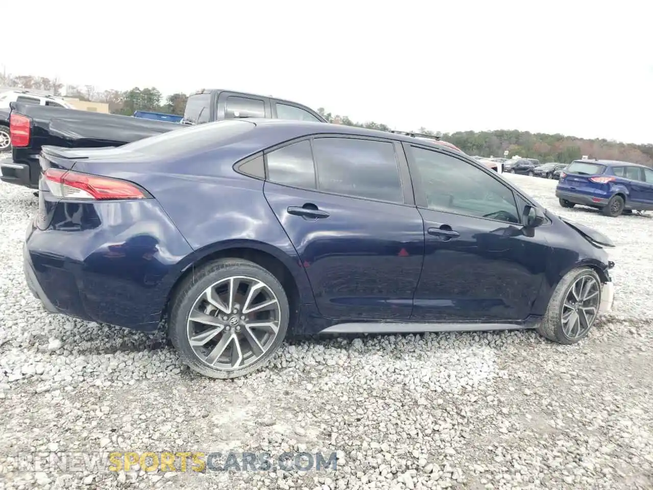 3 fotografías del automóvil dañado 5YFS4MCE1NP106031 TOYOTA COROLLA 2022