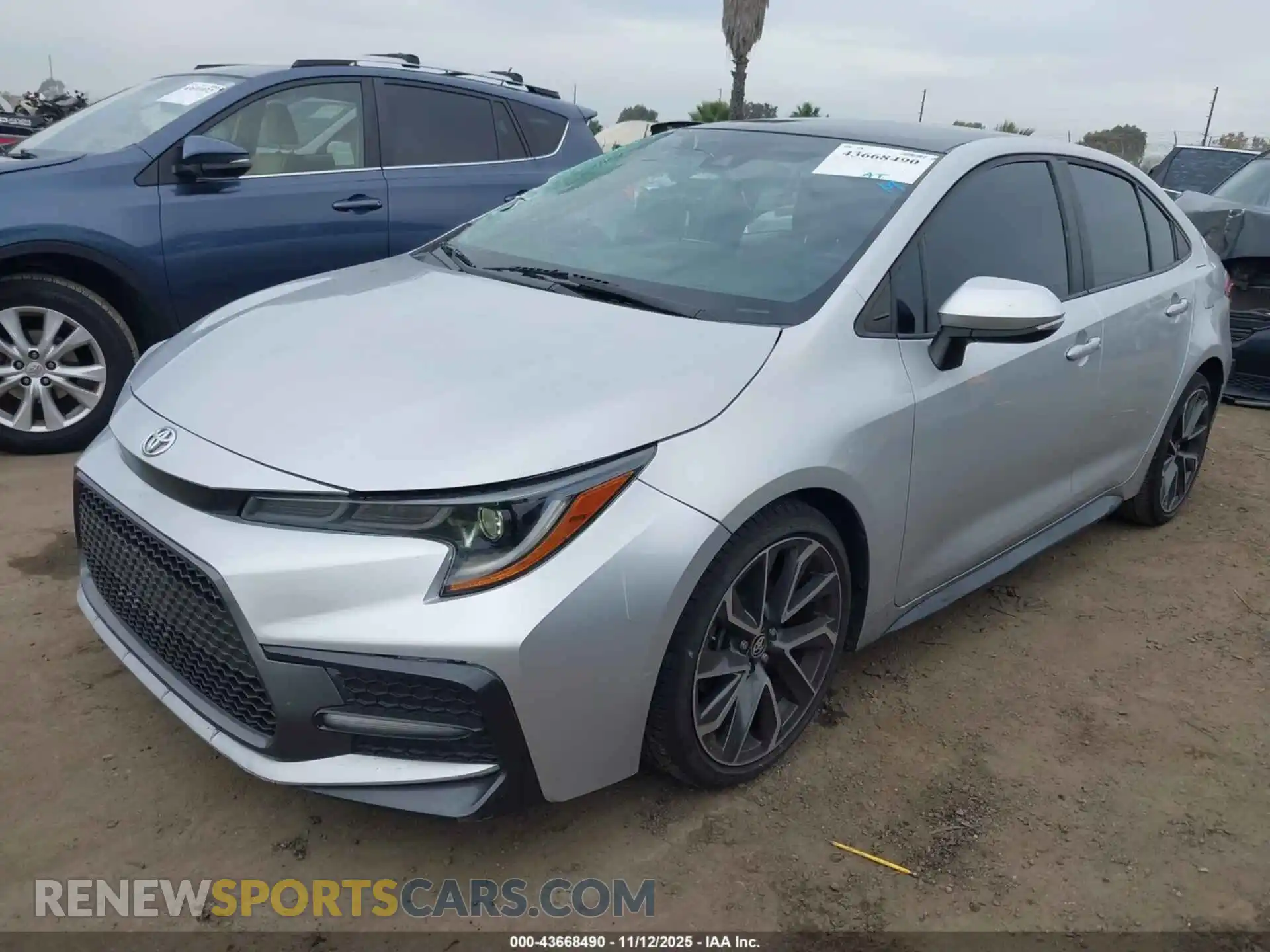 2 Photograph of a damaged car 5YFS4MCE1NP107132 TOYOTA COROLLA 2022