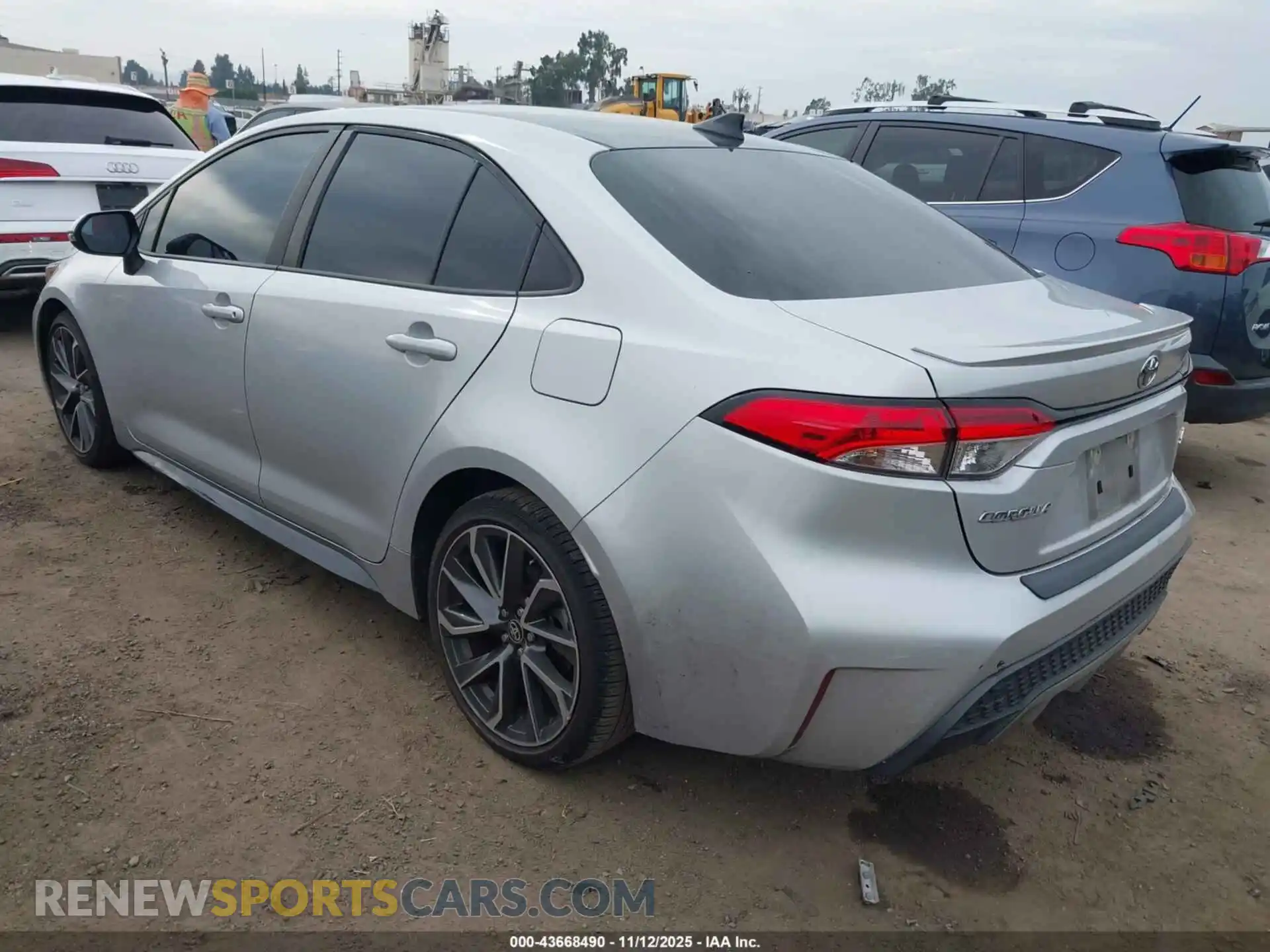 3 Photograph of a damaged car 5YFS4MCE1NP107132 TOYOTA COROLLA 2022