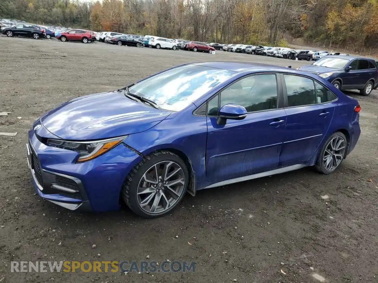1 Photograph of a damaged car 5YFS4MCE1NP111195 TOYOTA COROLLA 2022