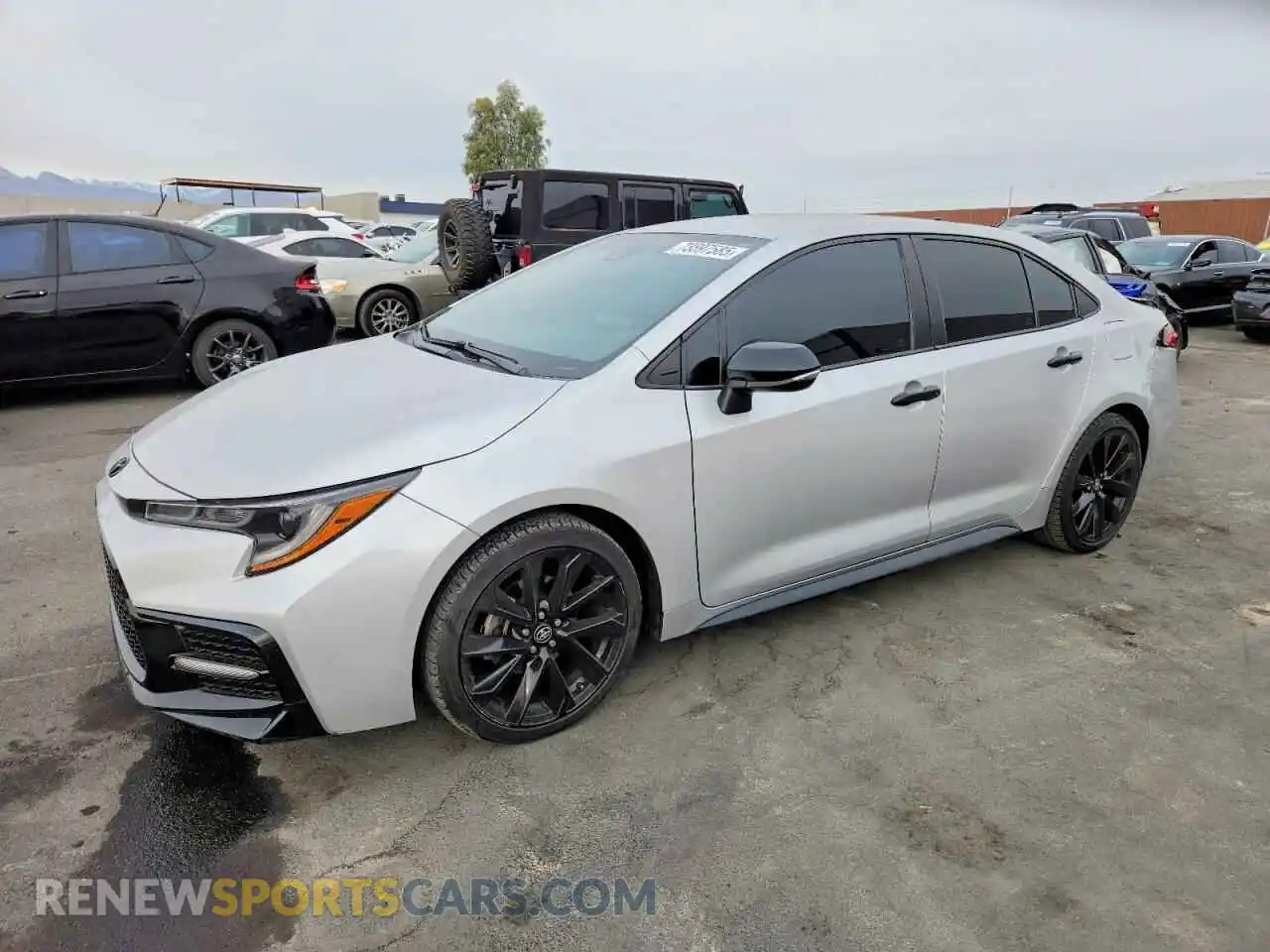 1 Photograph of a damaged car 5YFS4MCE1NP112153 TOYOTA COROLLA 2022