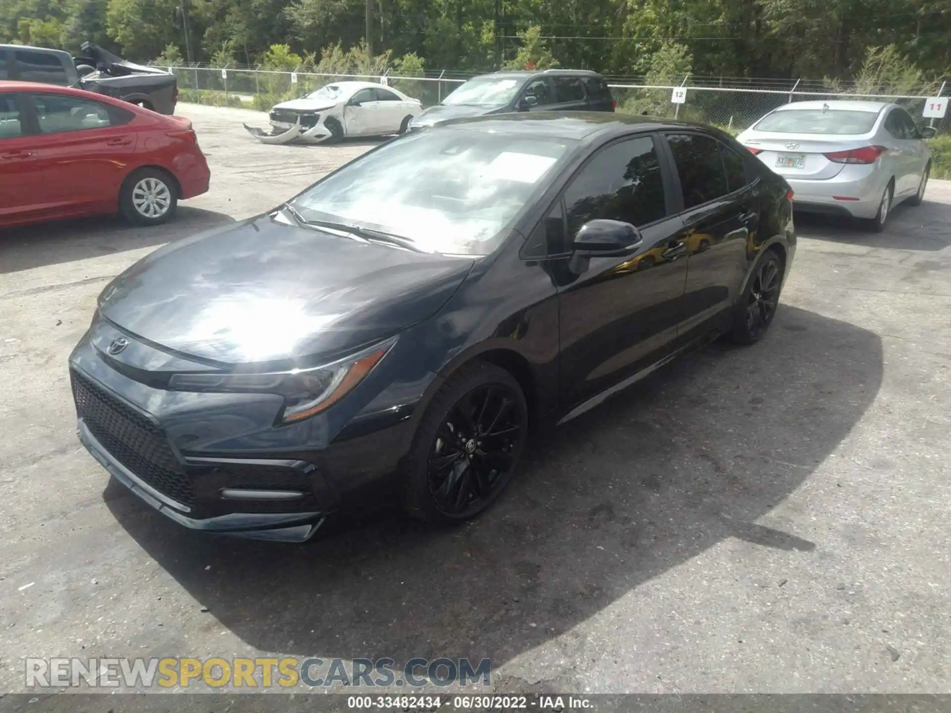 2 Photograph of a damaged car 5YFS4MCE1NP114291 TOYOTA COROLLA 2022