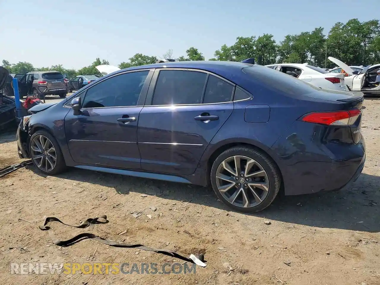2 Photograph of a damaged car 5YFS4MCE1NP115070 TOYOTA COROLLA 2022