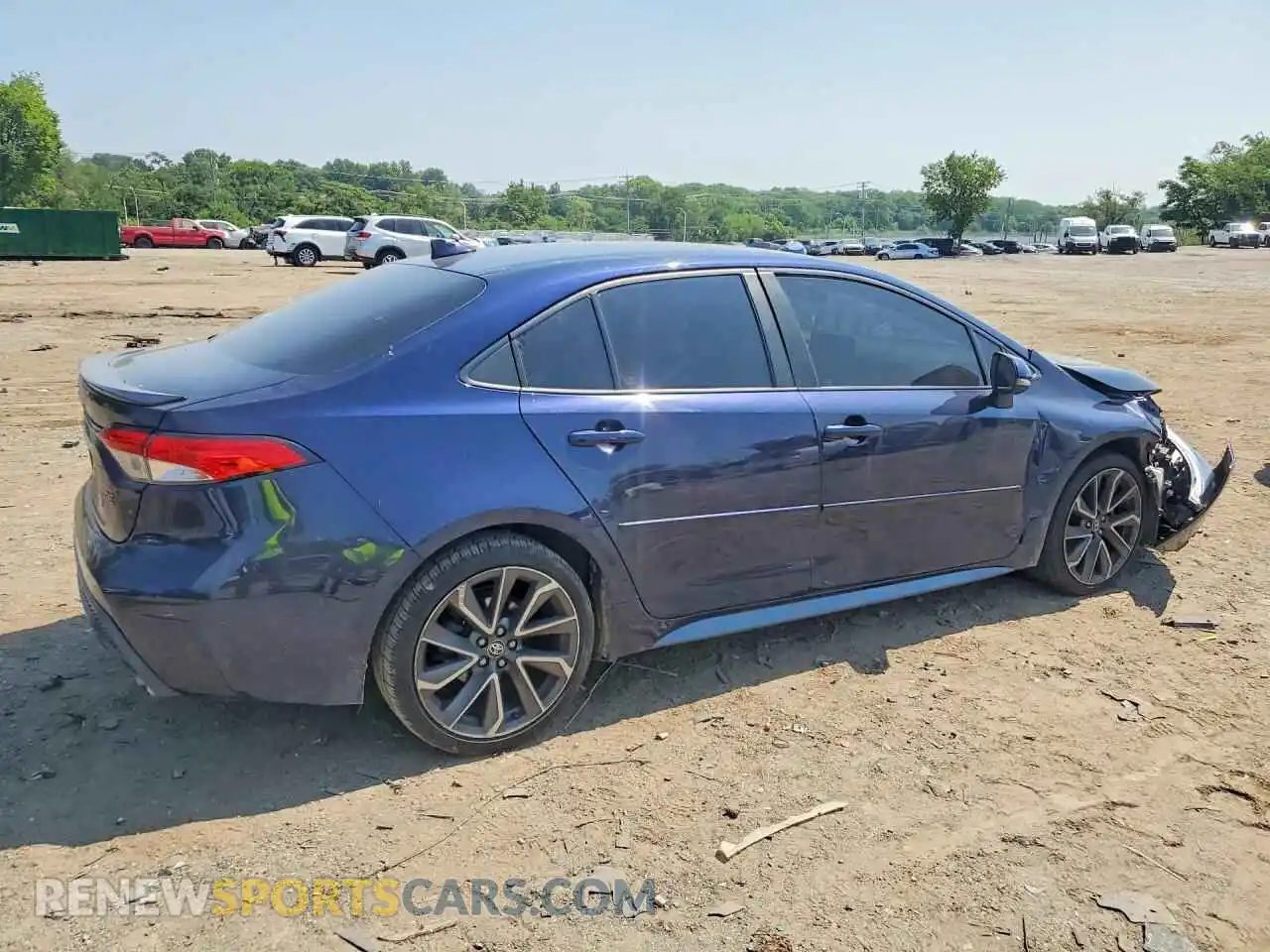 3 Photograph of a damaged car 5YFS4MCE1NP115070 TOYOTA COROLLA 2022