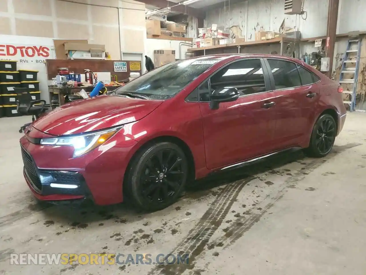 1 Photograph of a damaged car 5YFS4MCE1NP123279 TOYOTA COROLLA 2022