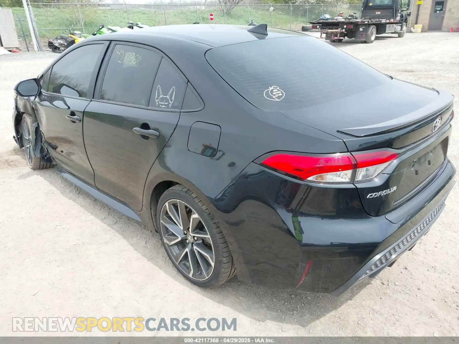 3 Photograph of a damaged car 5YFS4MCE1NP127316 TOYOTA COROLLA 2022
