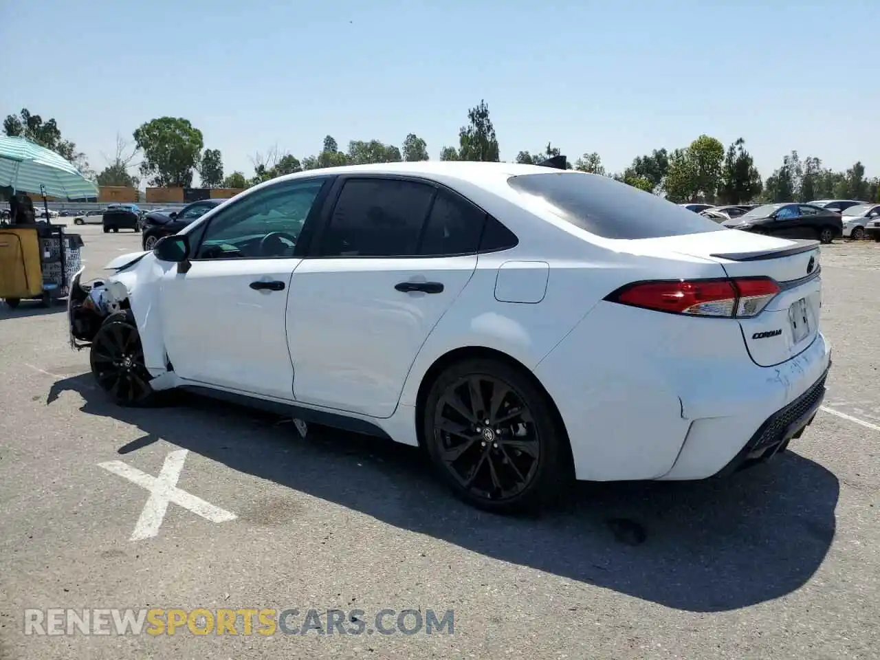 2 Photograph of a damaged car 5YFS4MCE1NP133486 TOYOTA COROLLA 2022