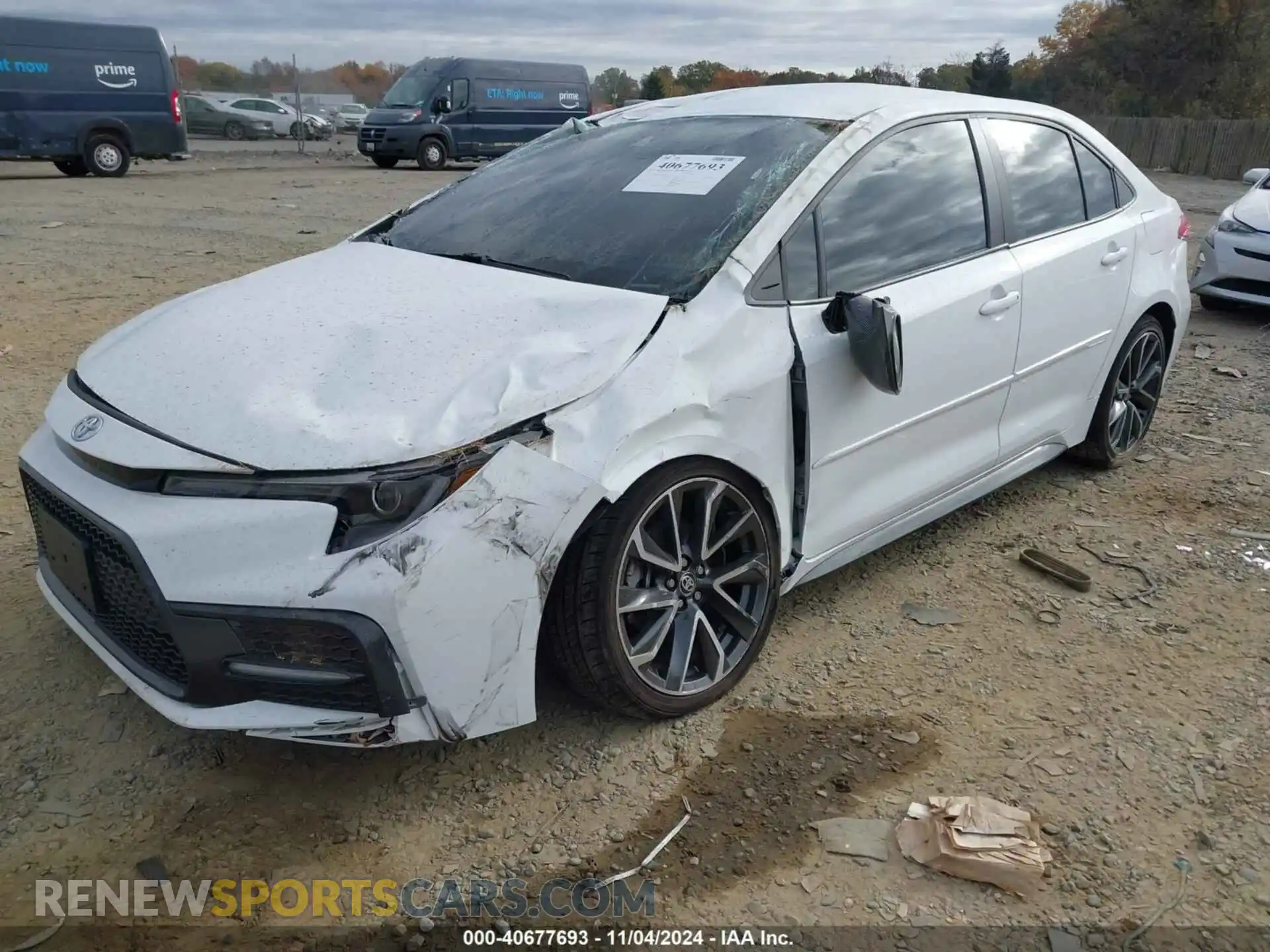 2 Photograph of a damaged car 5YFS4MCE1NP136372 TOYOTA COROLLA 2022