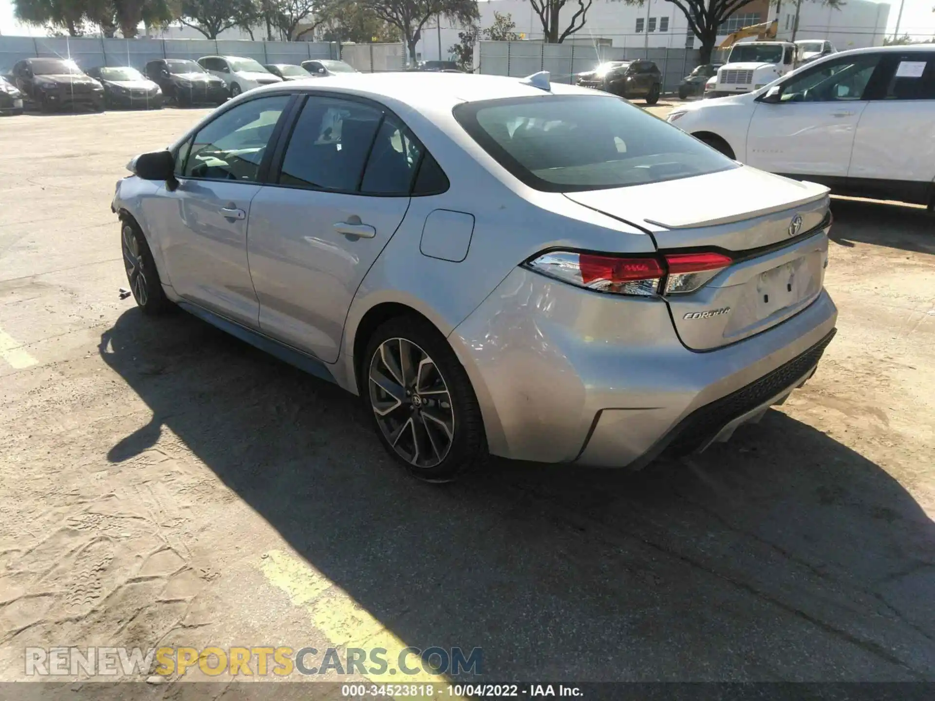 3 Photograph of a damaged car 5YFS4MCE2NP099834 TOYOTA COROLLA 2022