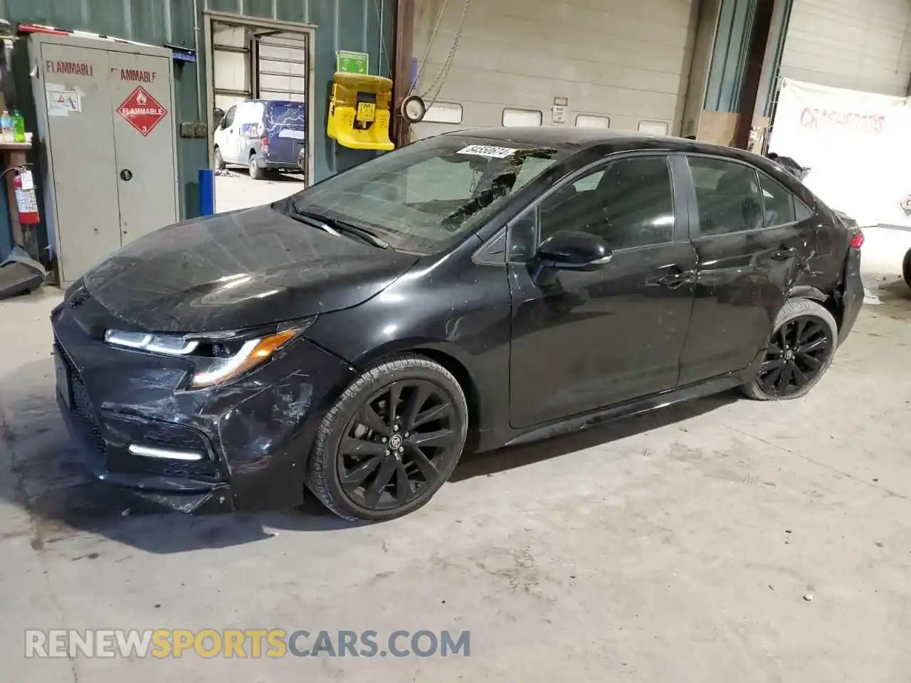 1 Photograph of a damaged car 5YFS4MCE2NP101033 TOYOTA COROLLA 2022