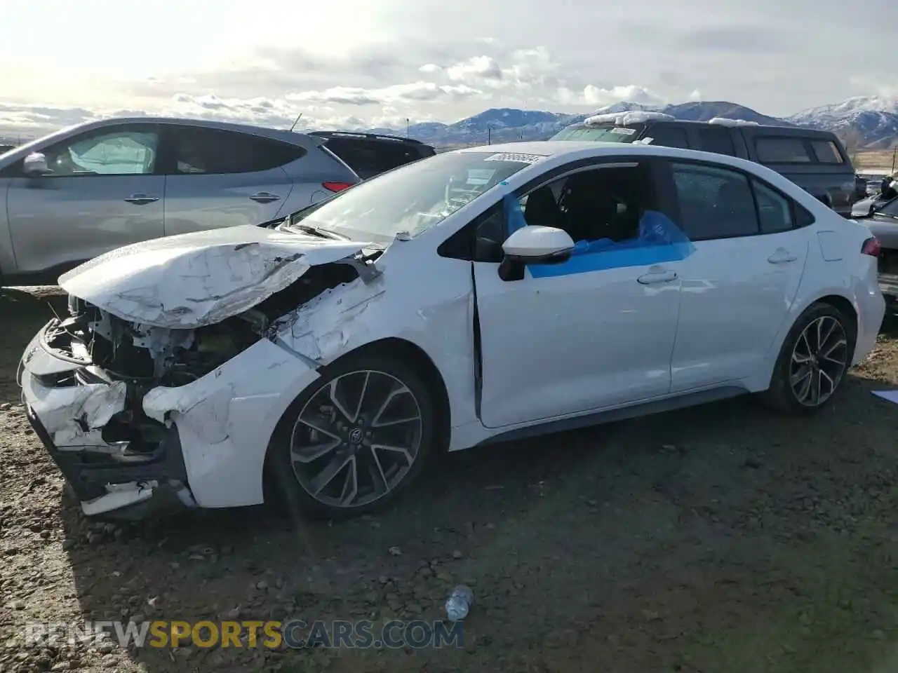 1 Photograph of a damaged car 5YFS4MCE2NP102375 TOYOTA COROLLA 2022