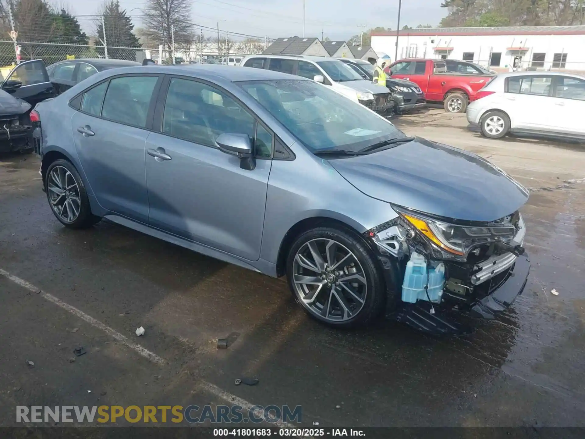 1 Photograph of a damaged car 5YFS4MCE2NP104692 TOYOTA COROLLA 2022
