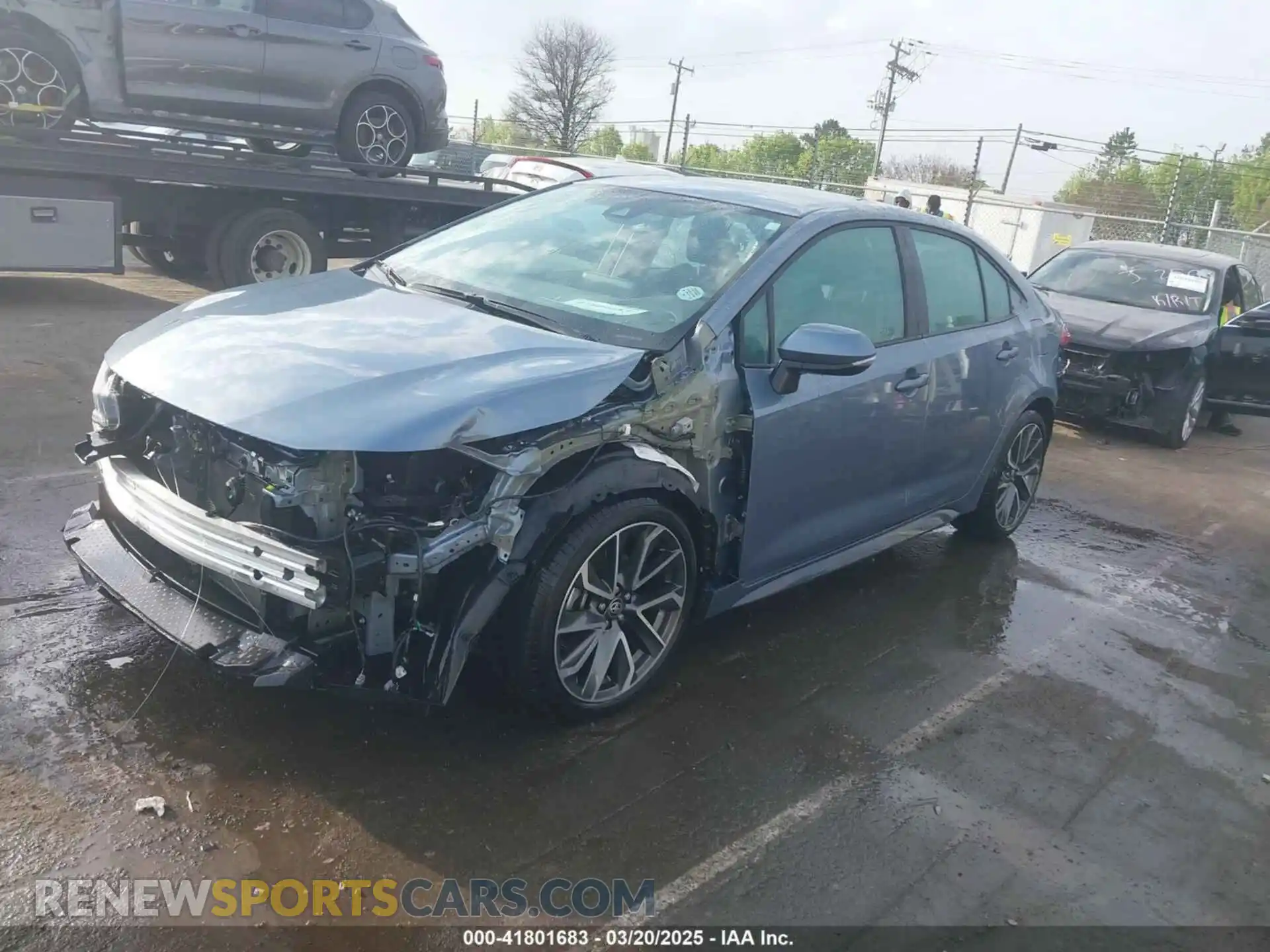 2 Photograph of a damaged car 5YFS4MCE2NP104692 TOYOTA COROLLA 2022
