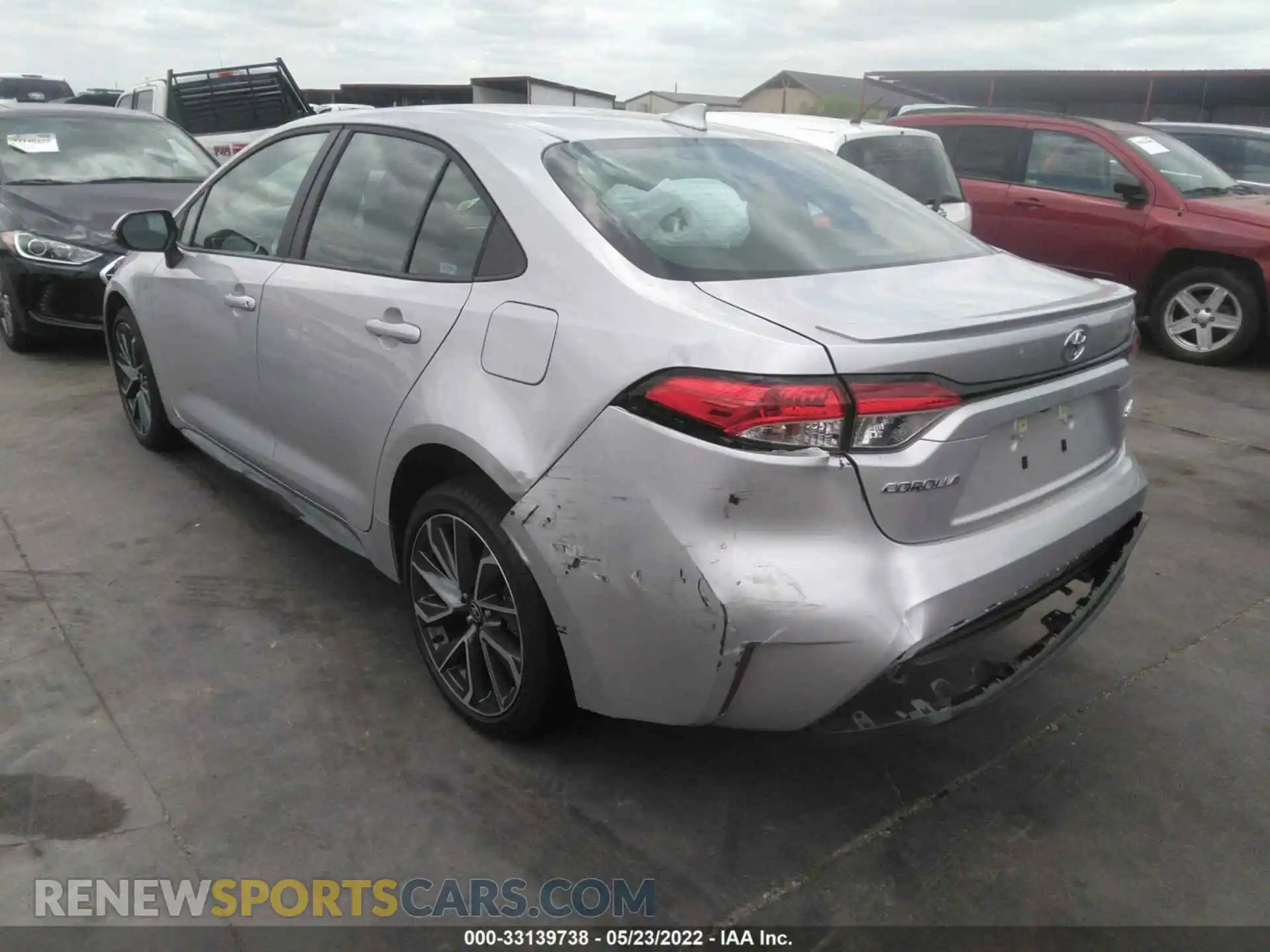 3 Photograph of a damaged car 5YFS4MCE2NP105907 TOYOTA COROLLA 2022