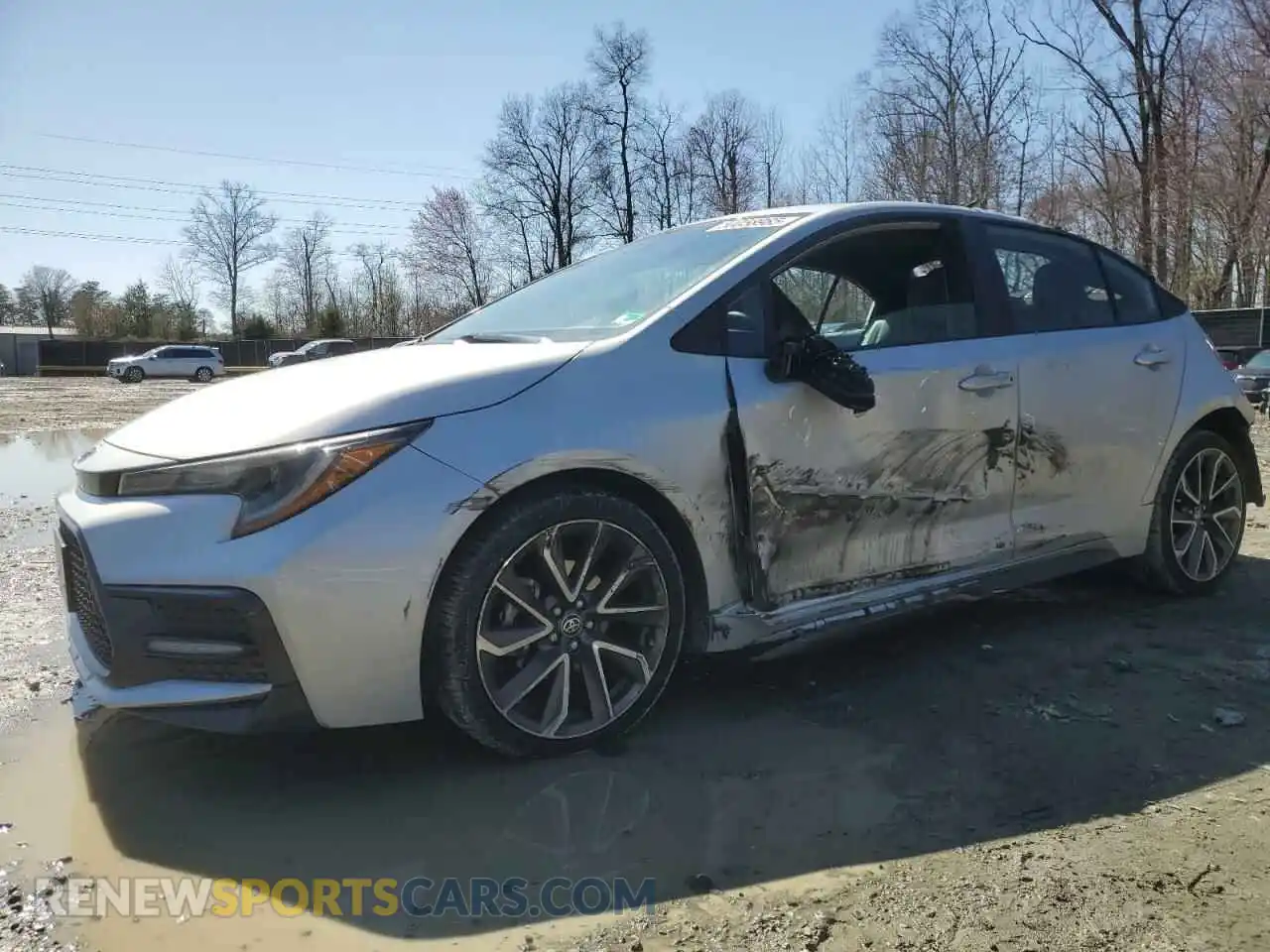 1 Photograph of a damaged car 5YFS4MCE2NP109522 TOYOTA COROLLA 2022