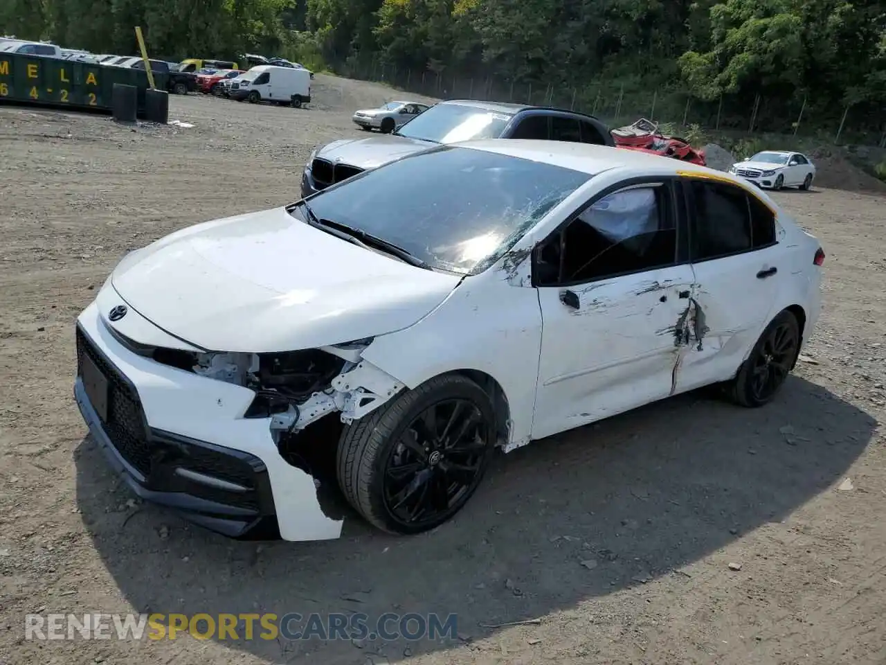1 Photograph of a damaged car 5YFS4MCE2NP109861 TOYOTA COROLLA 2022