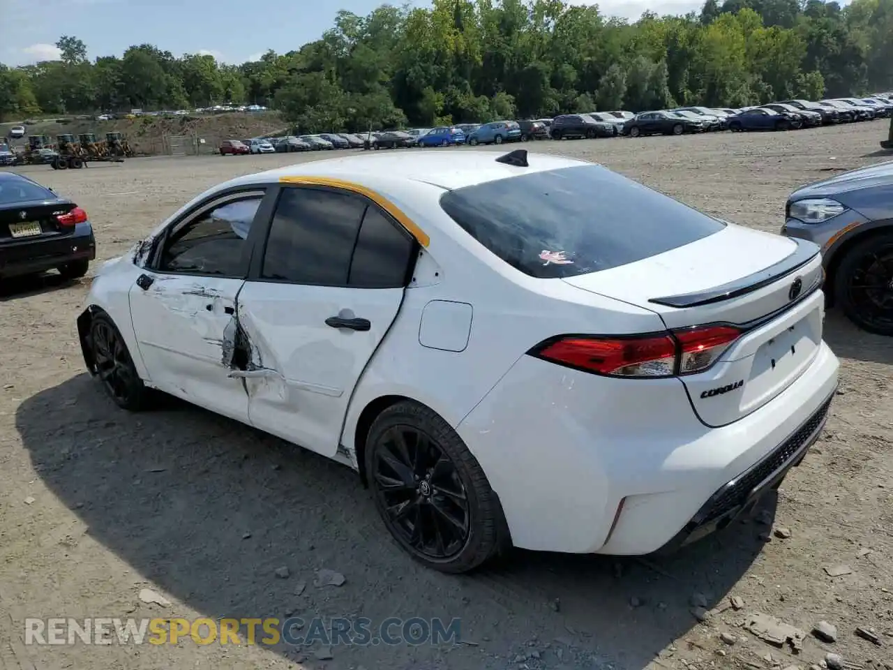 2 Photograph of a damaged car 5YFS4MCE2NP109861 TOYOTA COROLLA 2022