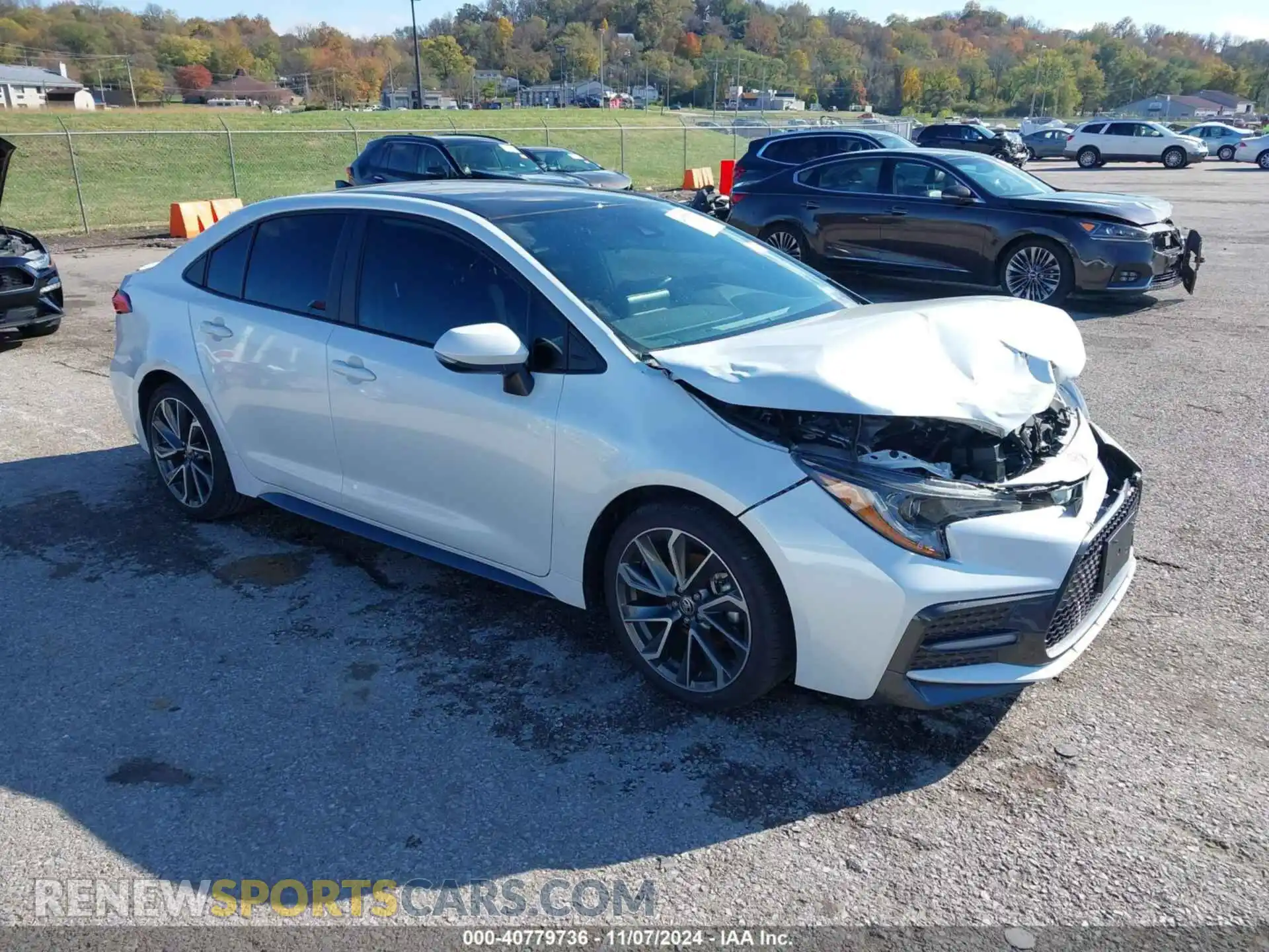 1 Photograph of a damaged car 5YFS4MCE2NP113585 TOYOTA COROLLA 2022