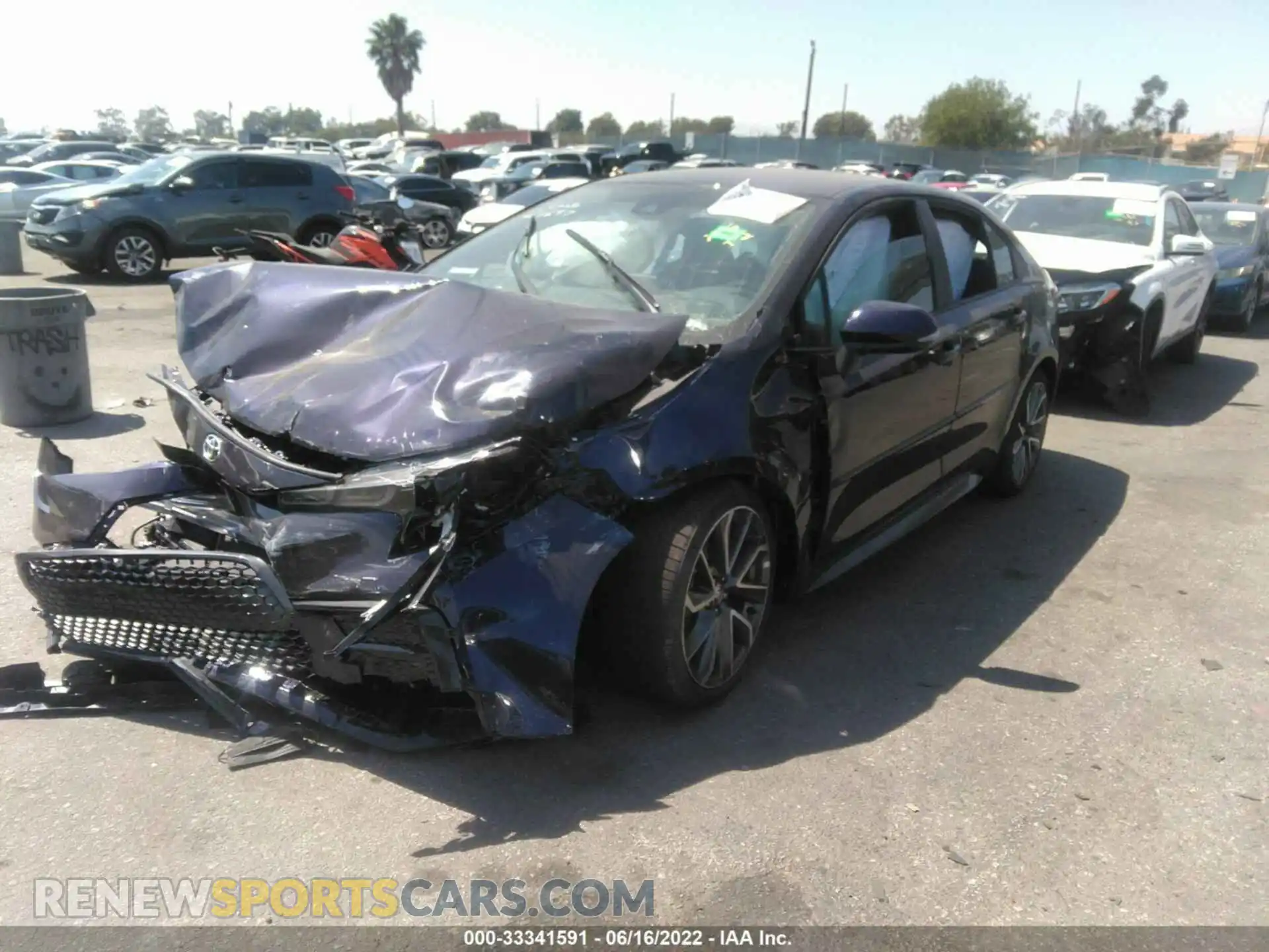 2 Photograph of a damaged car 5YFS4MCE2NP113988 TOYOTA COROLLA 2022