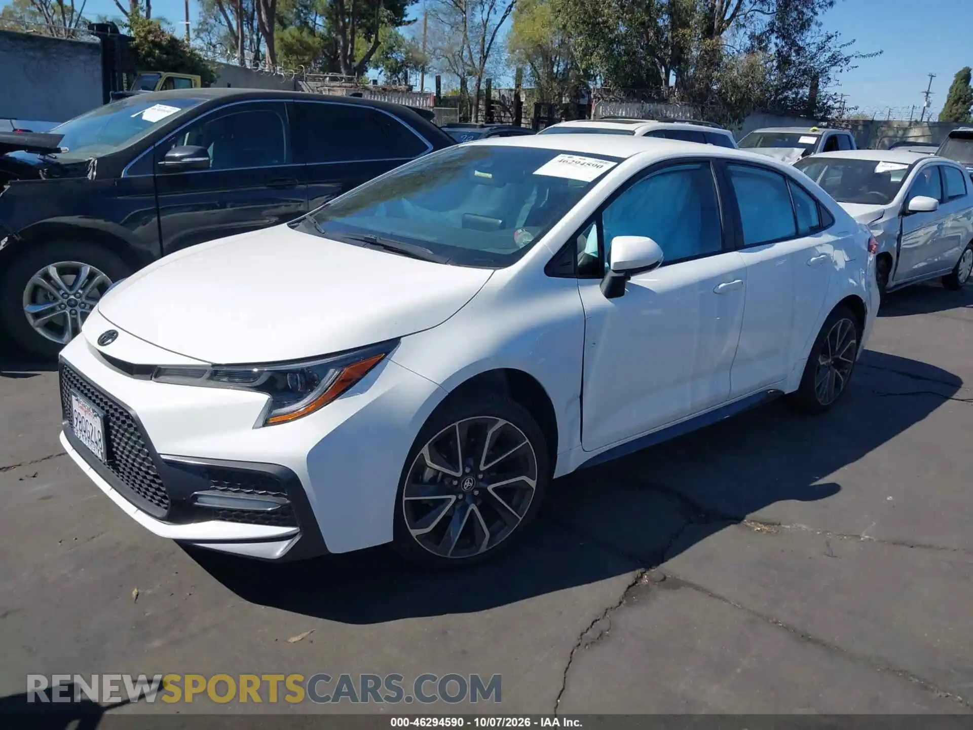 2 Photograph of a damaged car 5YFS4MCE2NP116938 TOYOTA COROLLA 2022