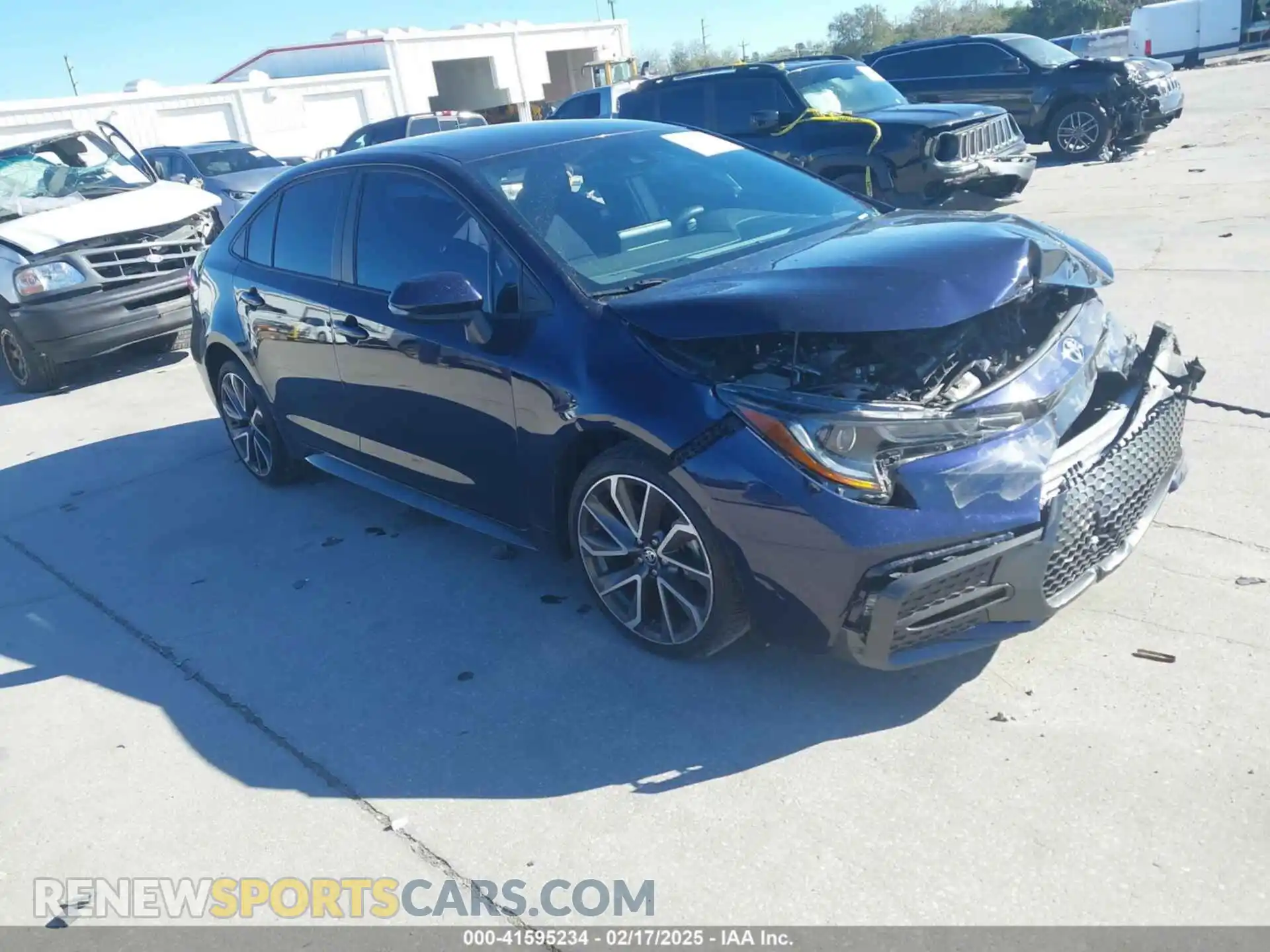1 Photograph of a damaged car 5YFS4MCE2NP123629 TOYOTA COROLLA 2022