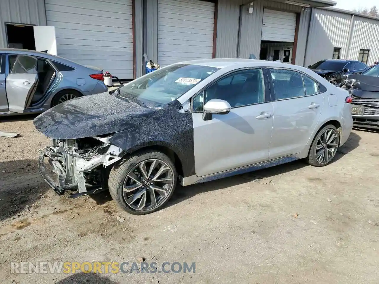 1 Photograph of a damaged car 5YFS4MCE2NP129432 TOYOTA COROLLA 2022